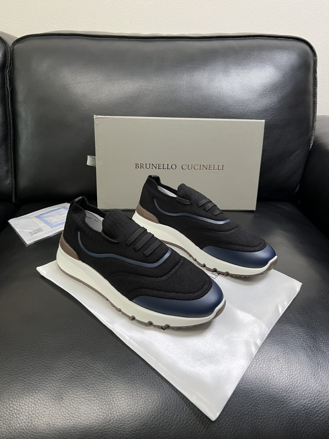 Brunello Cucinelli  高品质 顶级工艺品  BC  专柜同步原厂配置，意大利进口牛皮面