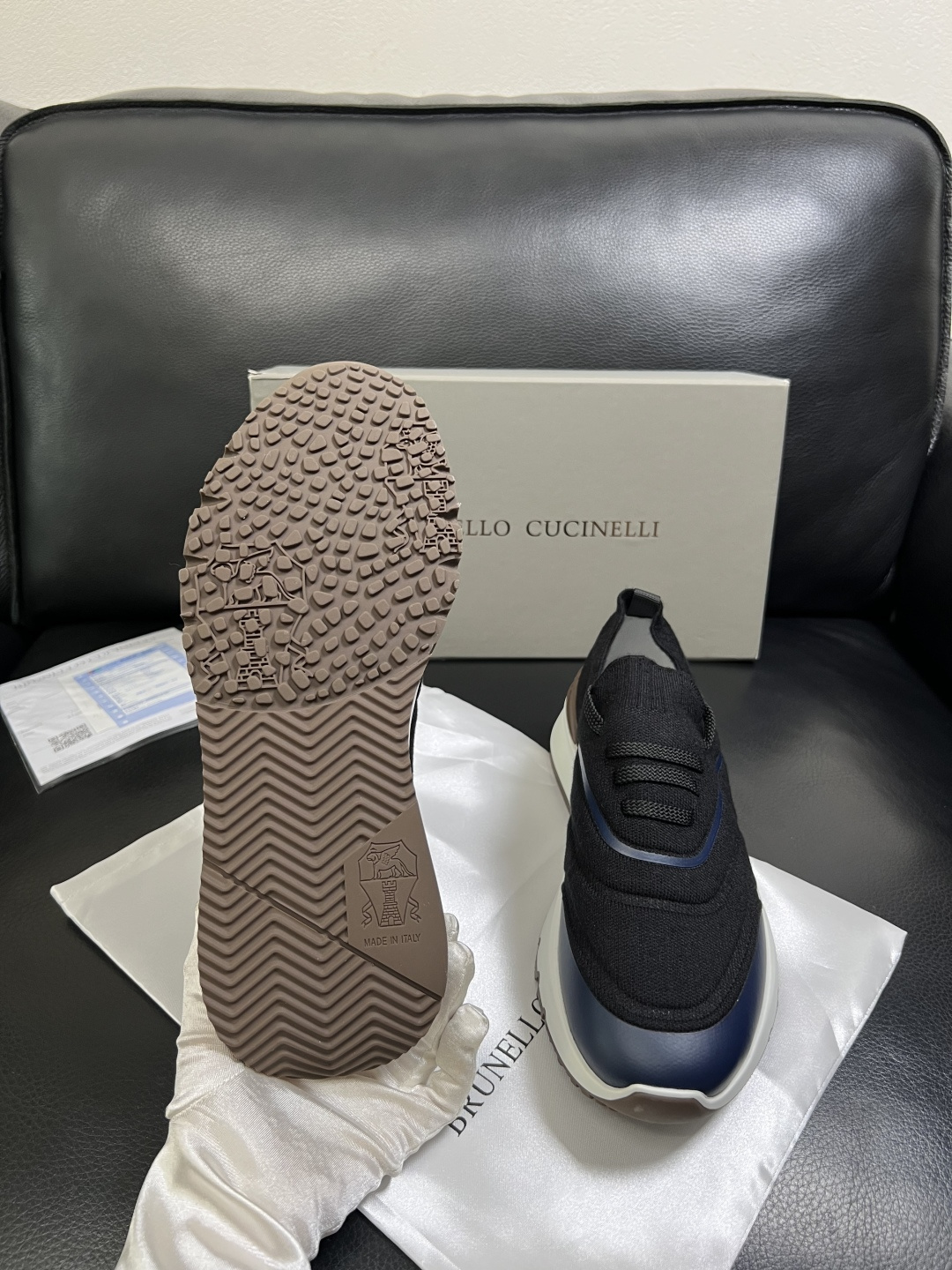 Brunello Cucinelli  高品质 顶级工艺品  BC  专柜同步原厂配置，意大利进口牛皮面