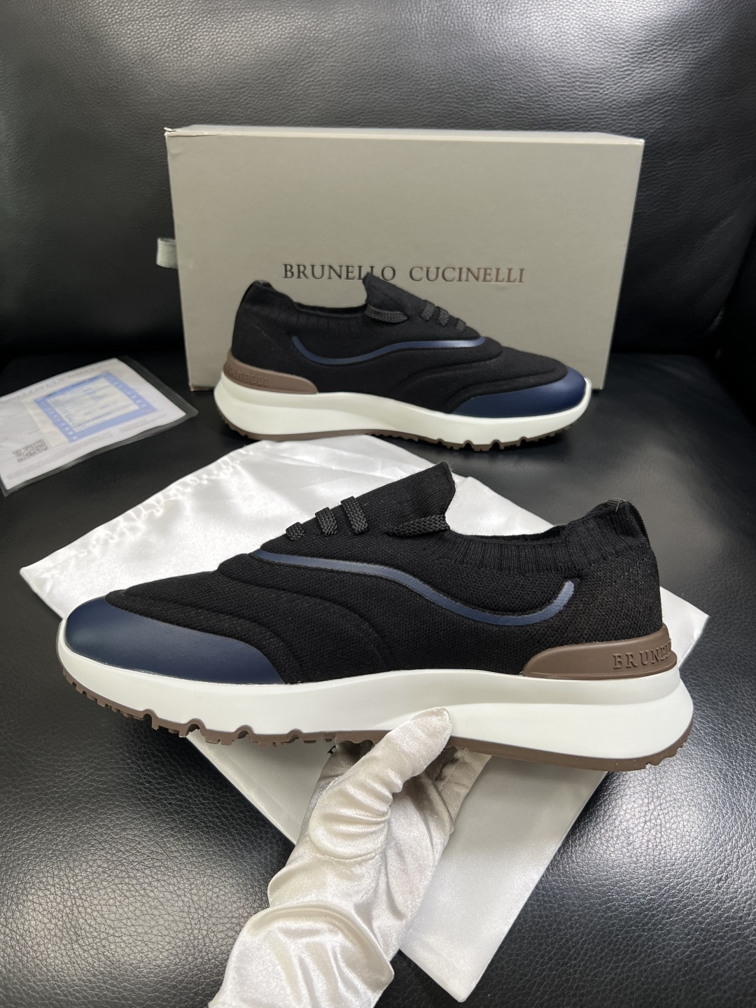 Brunello Cucinelli  高品质 顶级工艺品  BC  专柜同步原厂配置，意大利进口牛皮面