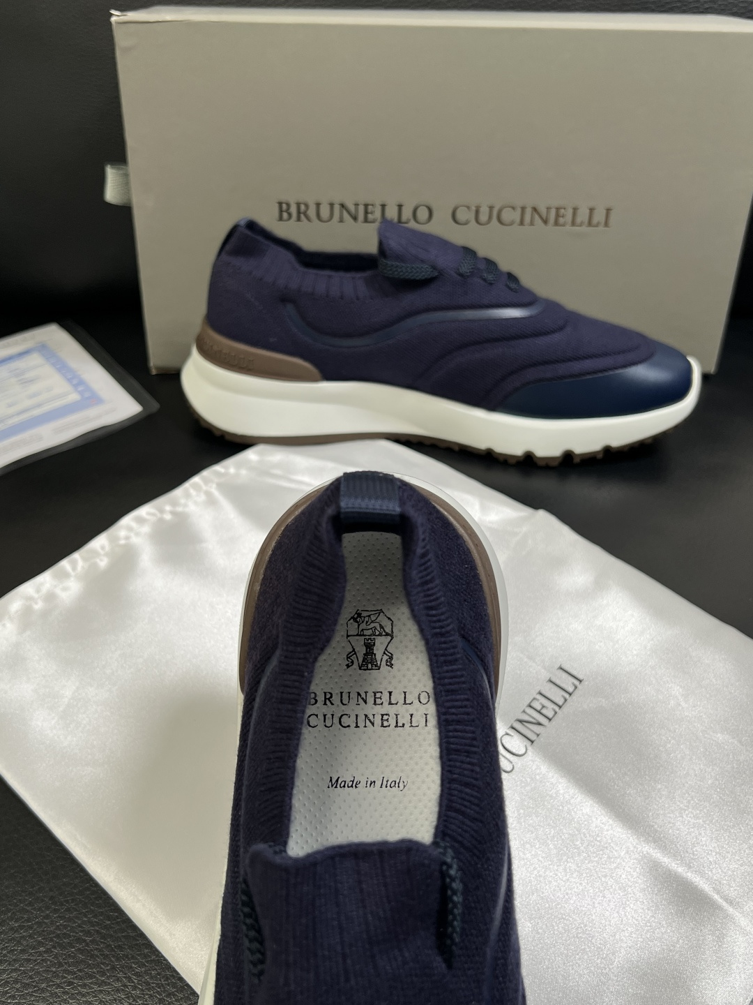 Brunello Cucinelli  高品质 顶级工艺品  BC  专柜同步原厂配置，意大利进口牛皮面