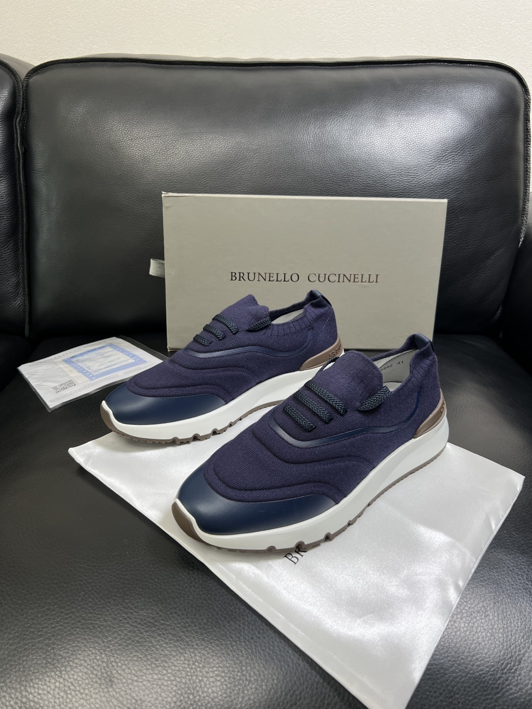Brunello Cucinelli  高品质 顶级工艺品  BC  专柜同步原厂配置，意大利进口牛皮面