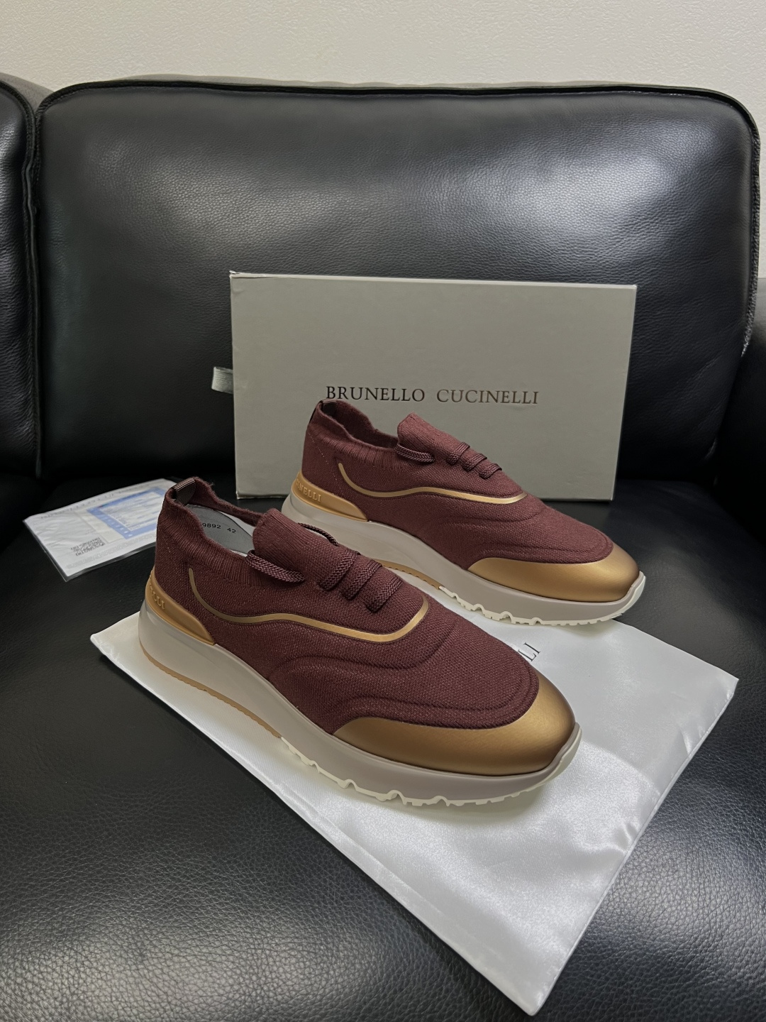Brunello Cucinelli  高品质 顶级工艺品  BC  专柜同步原厂配置，意大利进口牛皮面