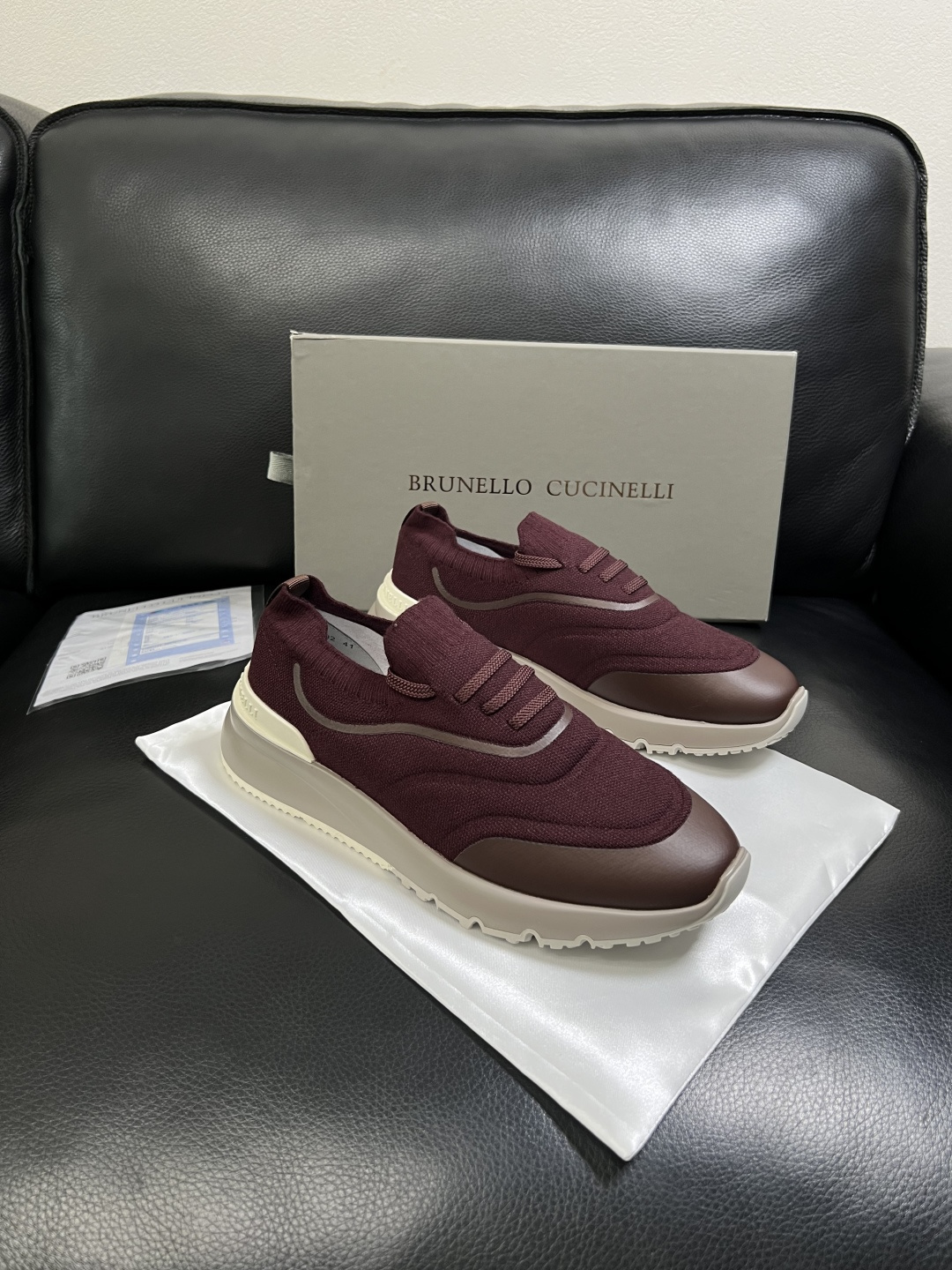 Brunello Cucinelli  高品质 顶级工艺品  BC  专柜同步原厂配置，意大利进口牛皮面