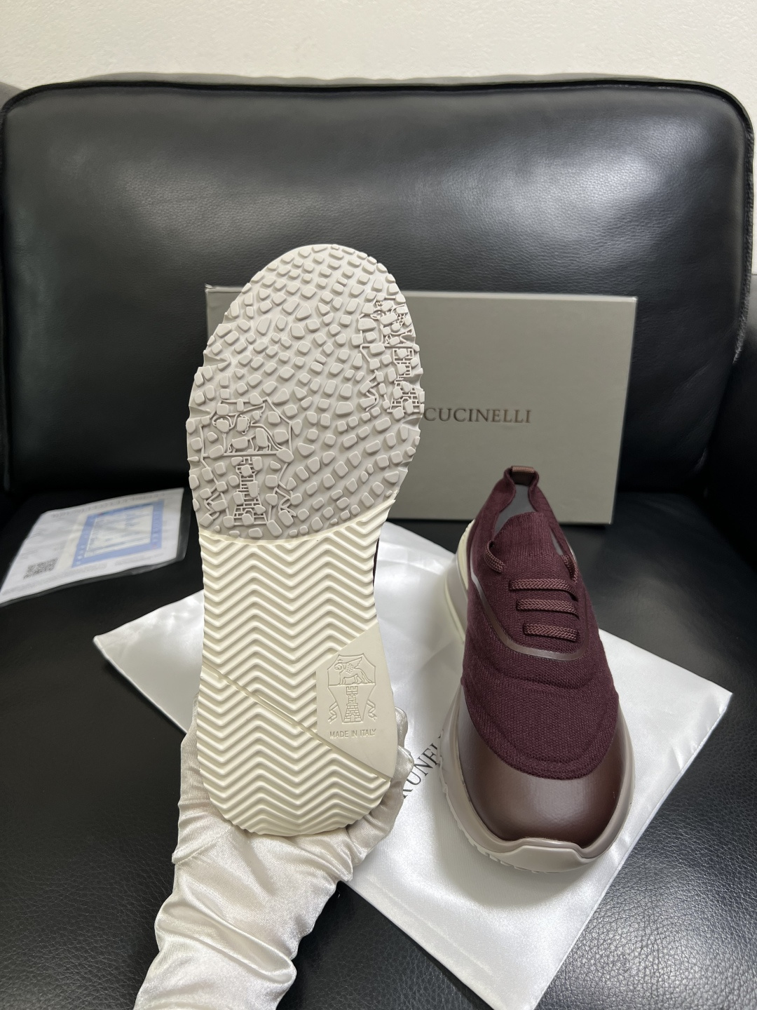 Brunello Cucinelli  高品质 顶级工艺品  BC  专柜同步原厂配置，意大利进口牛皮面