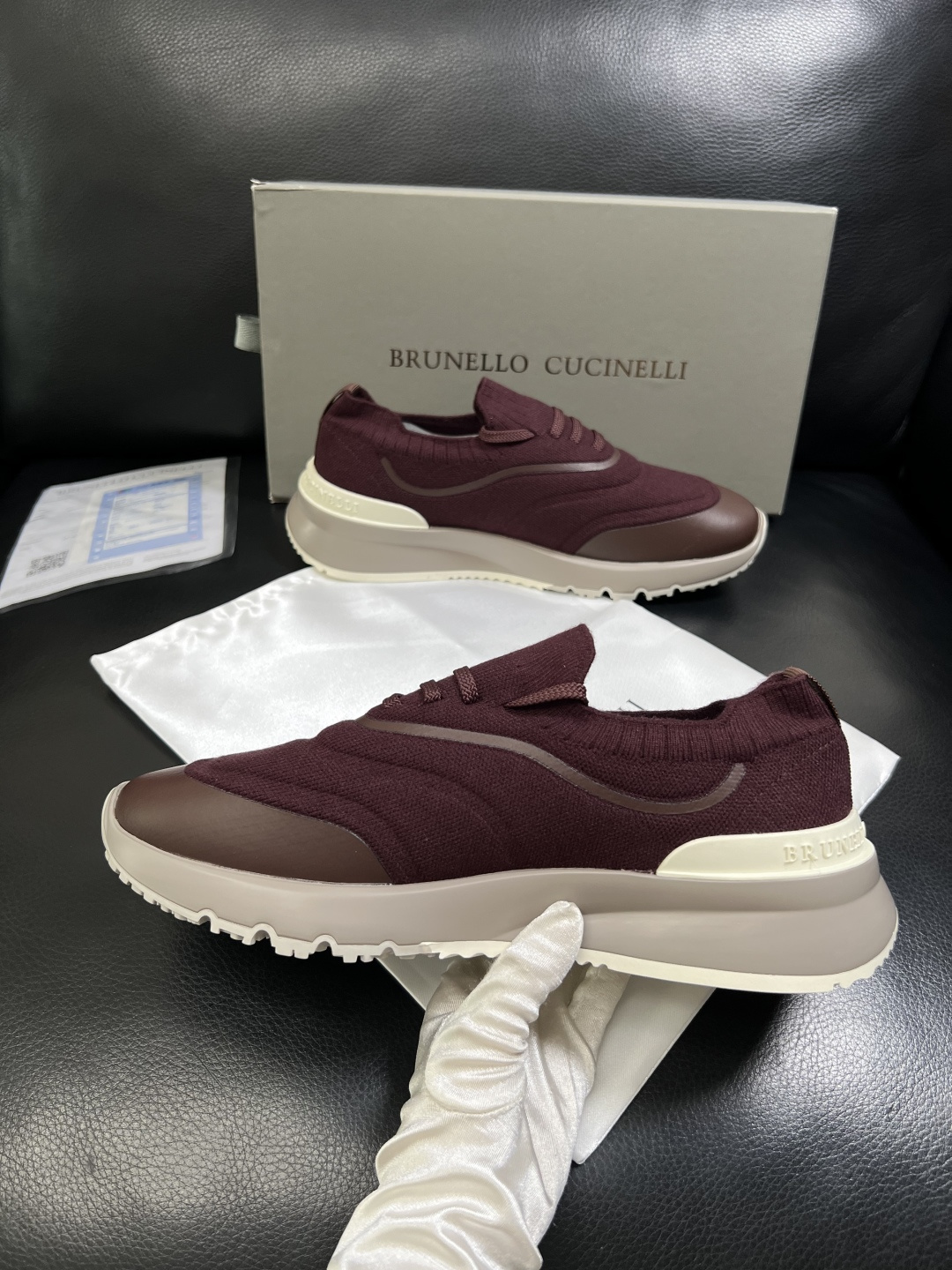 Brunello Cucinelli  高品质 顶级工艺品  BC  专柜同步原厂配置，意大利进口牛皮面