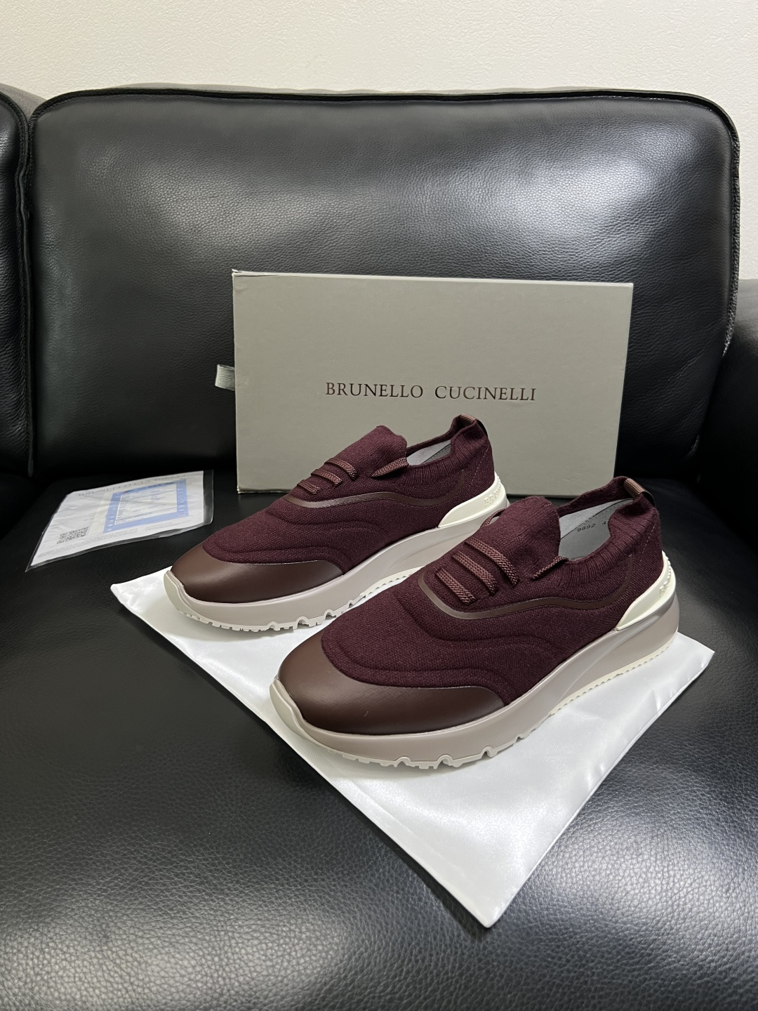 Brunello Cucinelli  高品质 顶级工艺品  BC  专柜同步原厂配置，意大利进口牛皮面