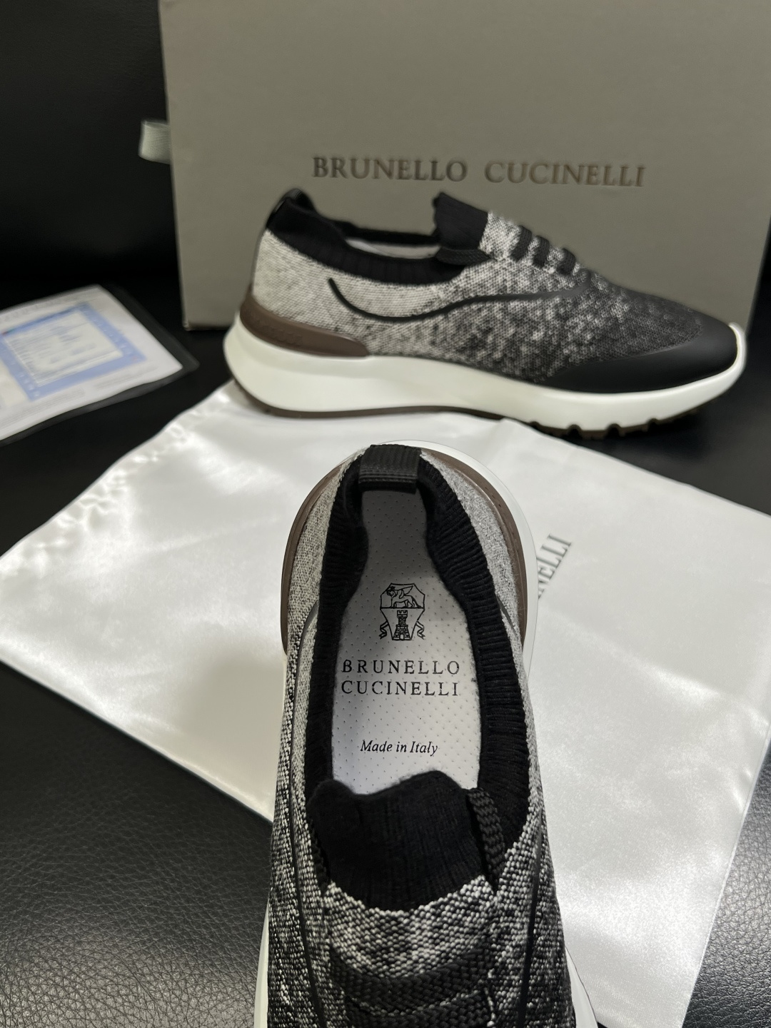 Brunello Cucinelli  高品质 顶级工艺品  BC  专柜同步原厂配置，意大利进口牛皮面
