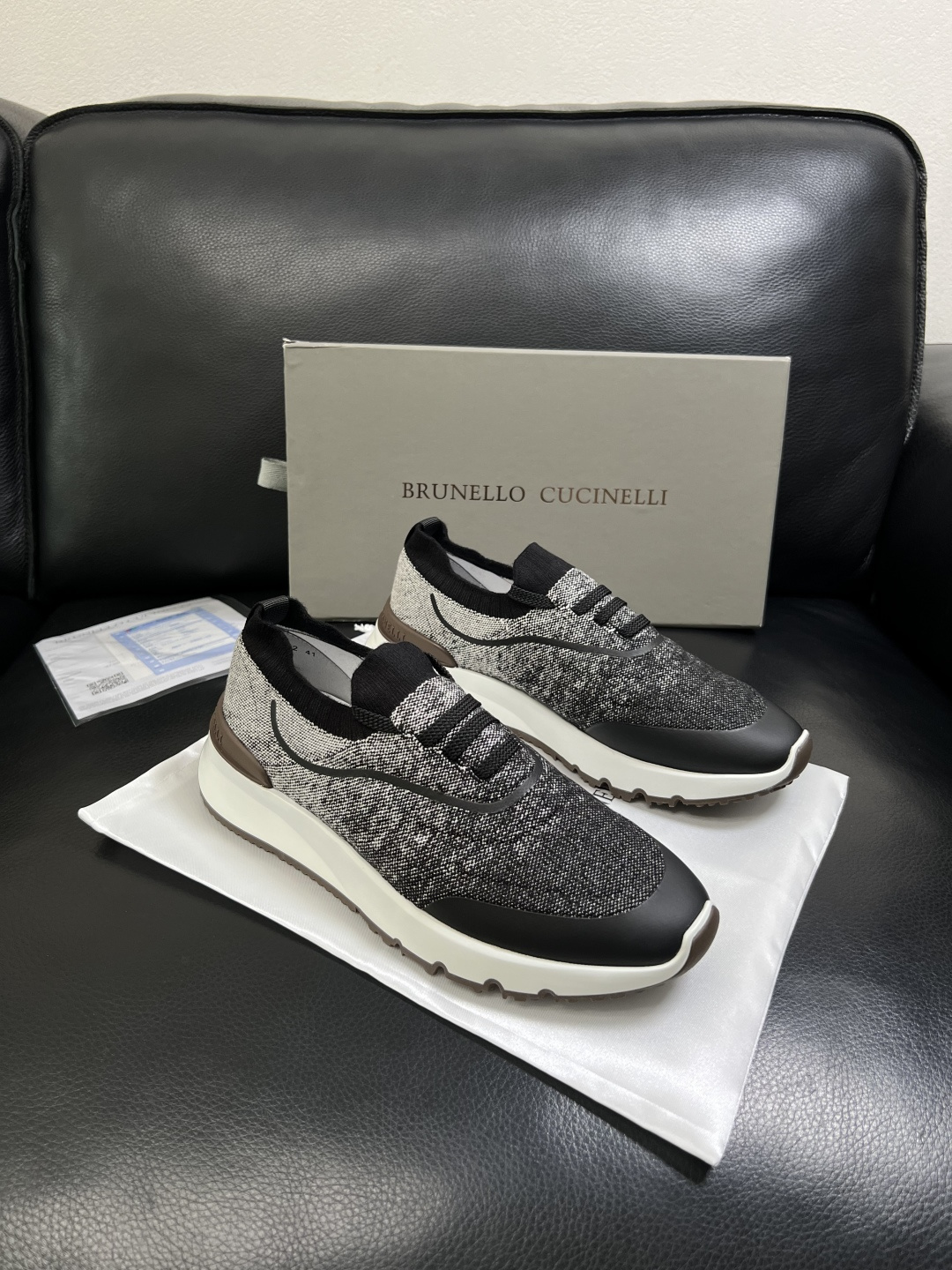 Brunello Cucinelli  高品质 顶级工艺品  BC  专柜同步原厂配置，意大利进口牛皮面