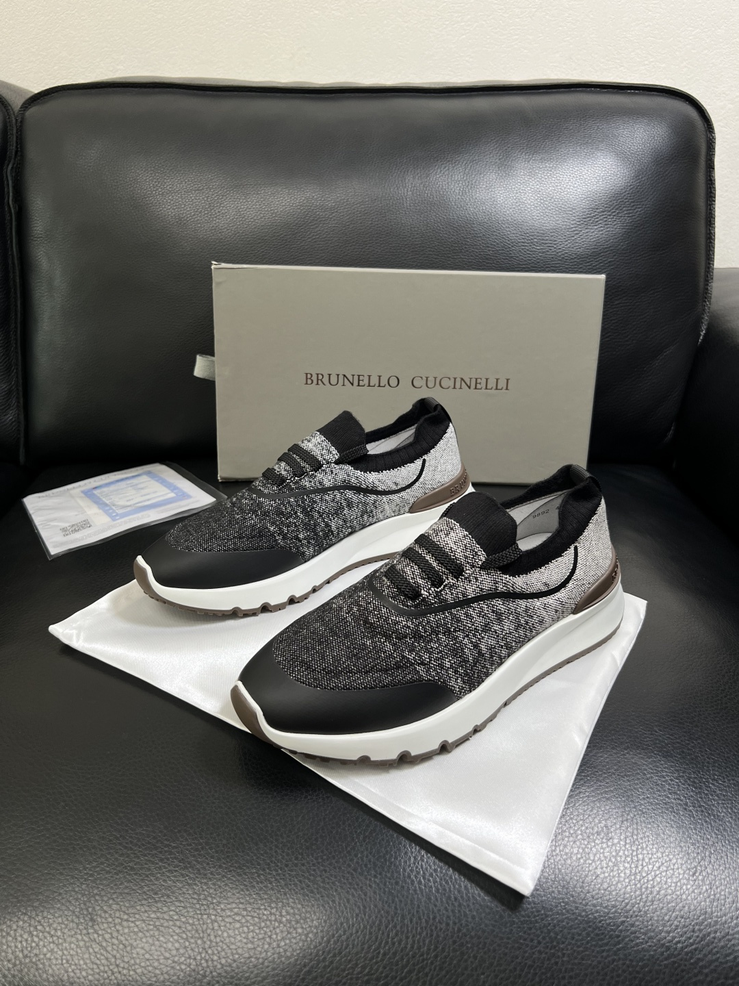 Brunello Cucinelli  高品质 顶级工艺品  BC  专柜同步原厂配置，意大利进口牛皮面
