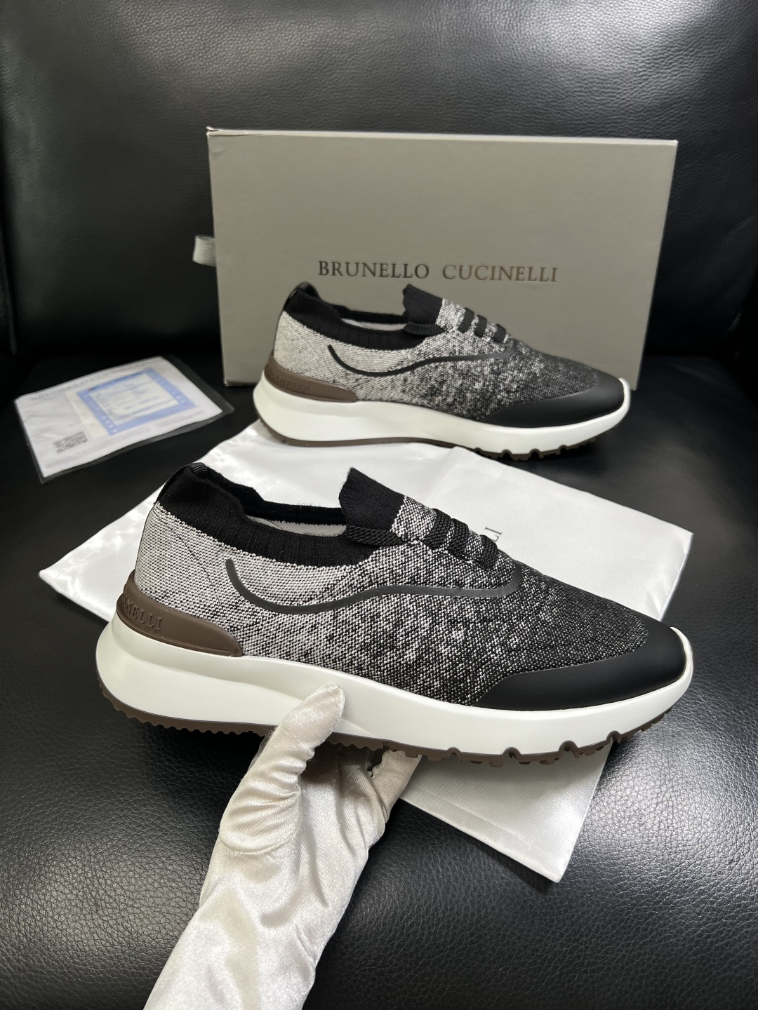 Brunello Cucinelli  高品质 顶级工艺品  BC  专柜同步原厂配置，意大利进口牛皮面
