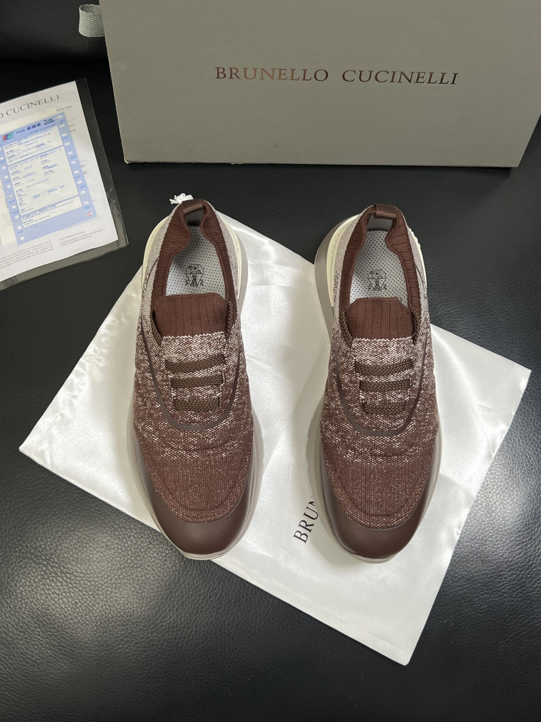 Brunello Cucinelli  高品质 顶级工艺品  BC  专柜同步原厂配置，意大利进口牛皮面