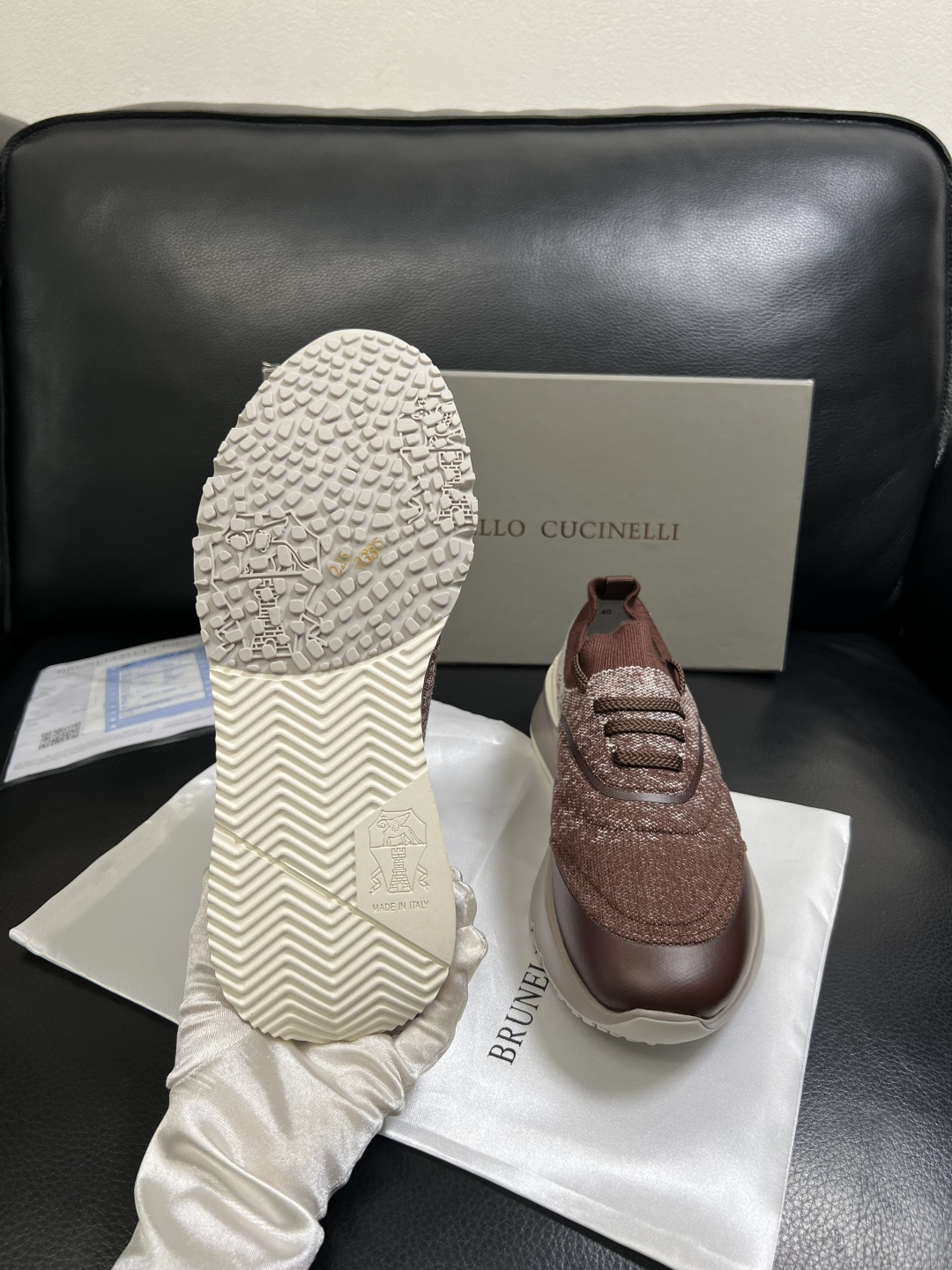 Brunello Cucinelli  高品质 顶级工艺品  BC  专柜同步原厂配置，意大利进口牛皮面