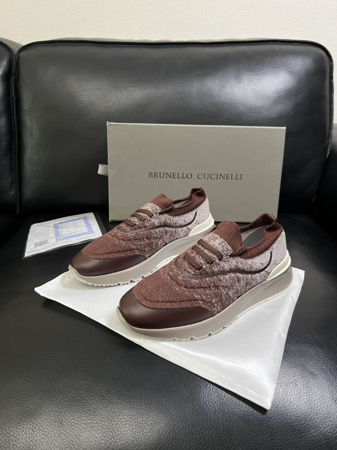 Brunello Cucinelli  高品质 顶级工艺品  BC  专柜同步原厂配置，意大利进口牛皮面