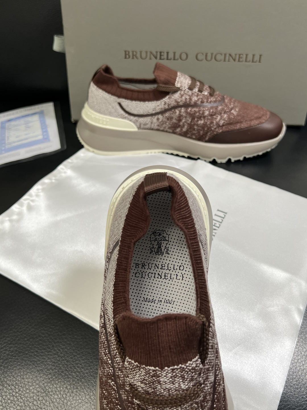 Brunello Cucinelli  高品质 顶级工艺品  BC  专柜同步原厂配置，意大利进口牛皮面