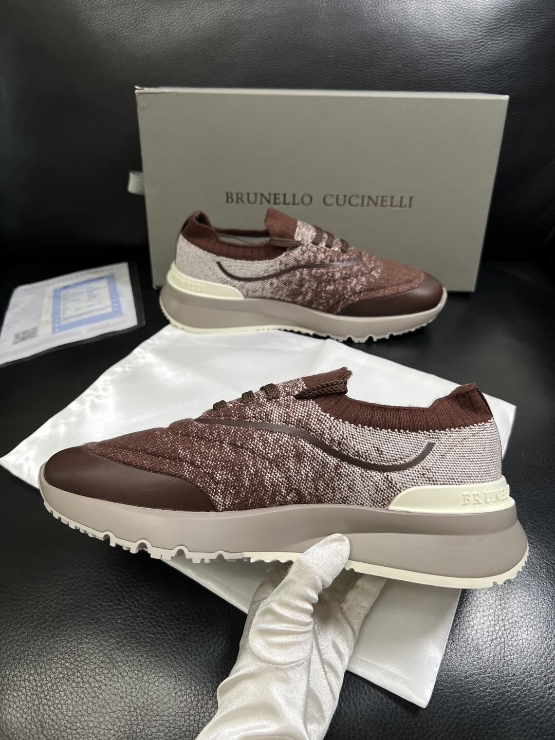 Brunello Cucinelli  高品质 顶级工艺品  BC  专柜同步原厂配置，意大利进口牛皮面