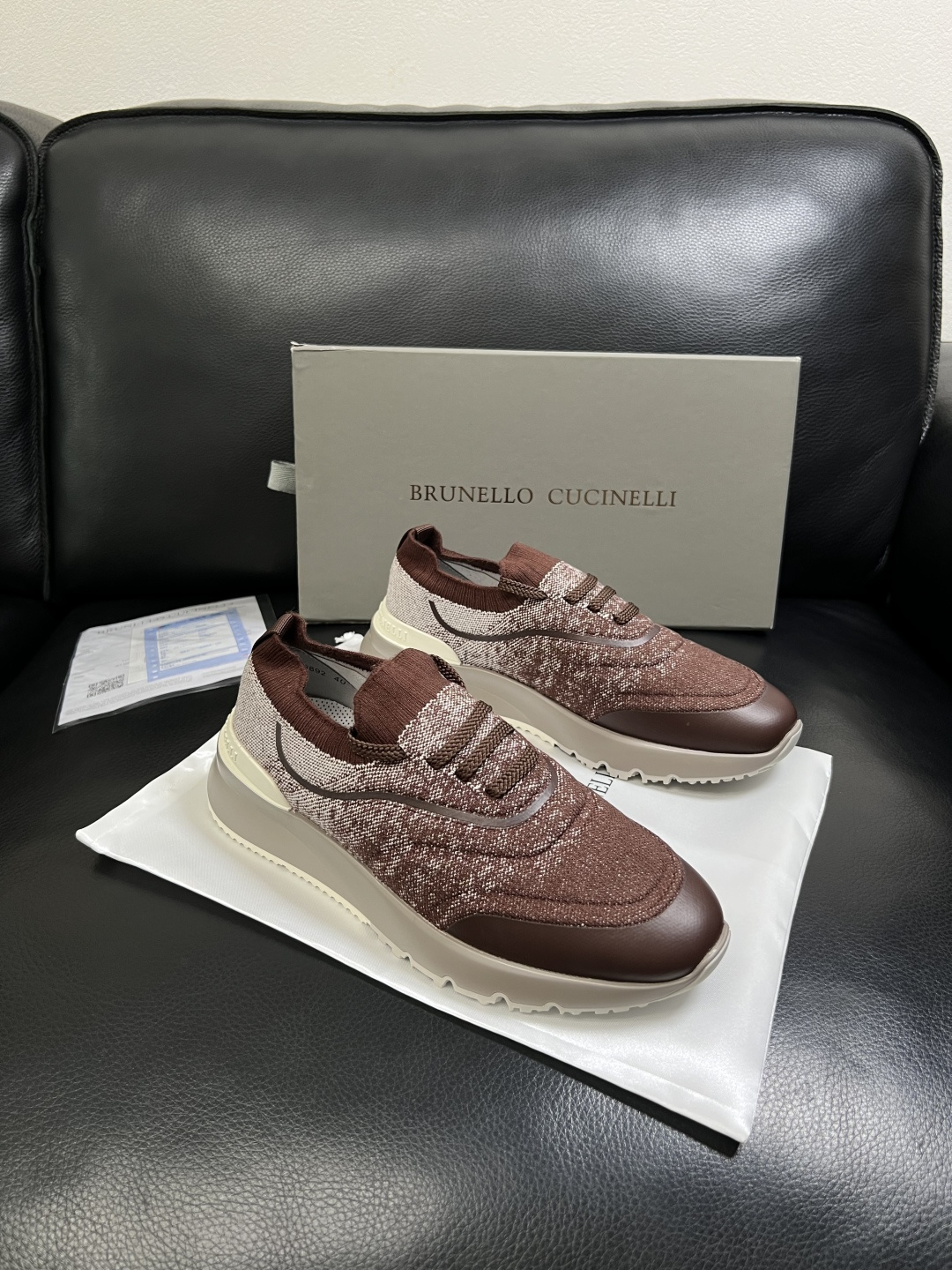 Brunello Cucinelli  高品质 顶级工艺品  BC  专柜同步原厂配置，意大利进口牛皮面