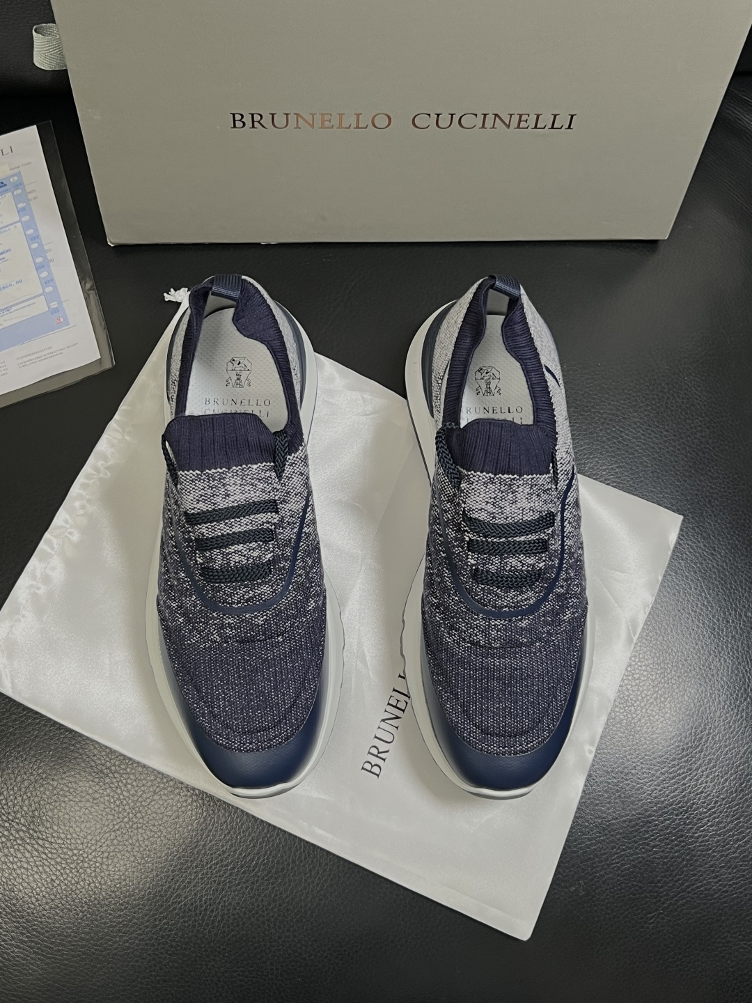 Brunello Cucinelli  高品质 顶级工艺品  BC  专柜同步原厂配置，意大利进口牛皮面