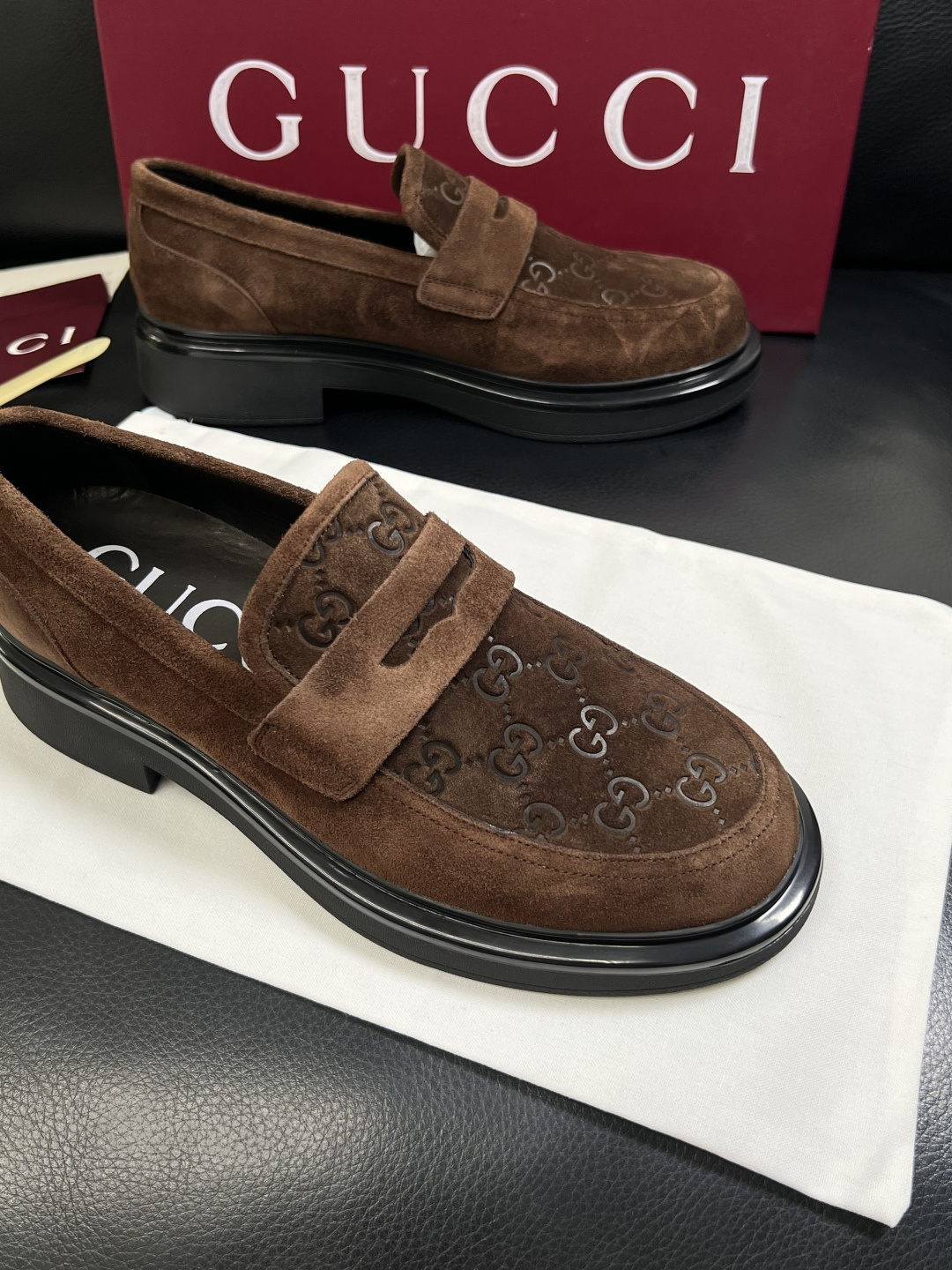Gucci 高品质  顶级工艺品  古奇  皮鞋专柜新款原厂配置，意大利进口牛皮面料，进口牛皮内里垫，透