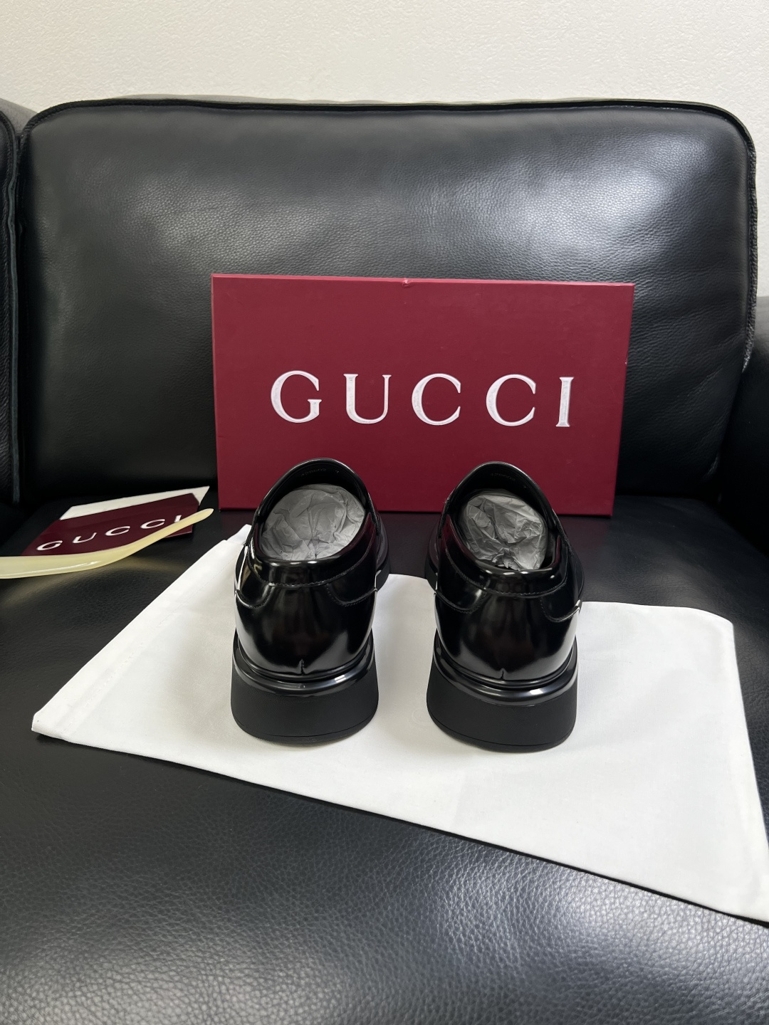 Gucci 高品质  顶级工艺品  古奇  皮鞋专柜新款原厂配置，意大利进口牛皮面料，进口牛皮内里垫，透