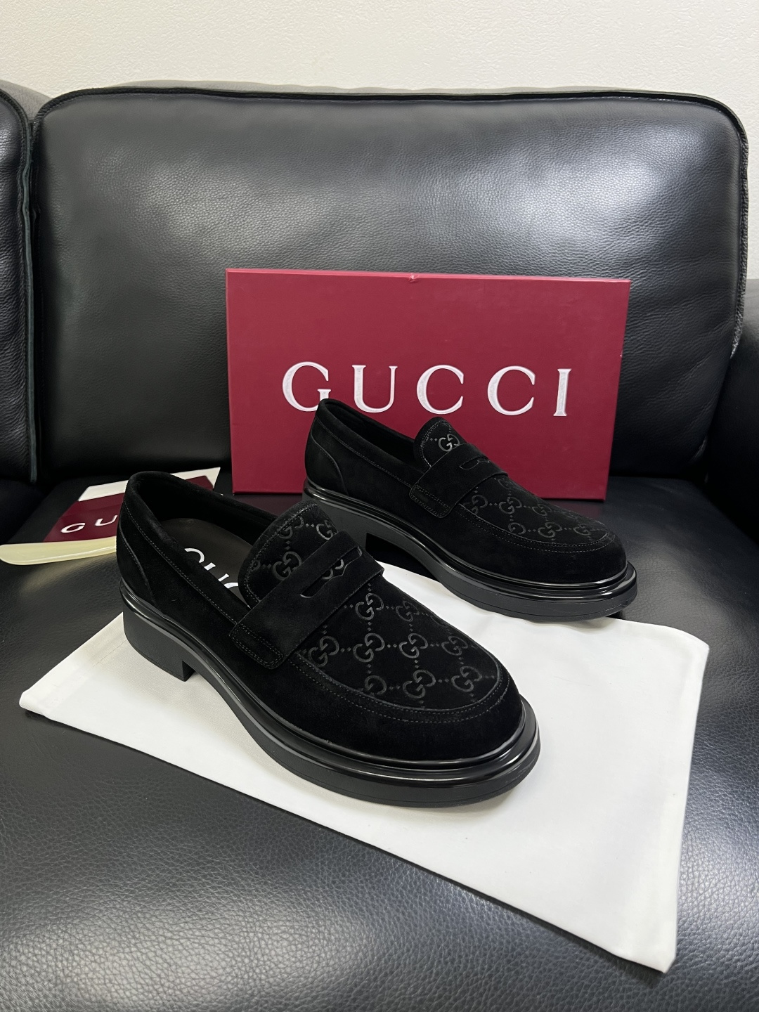 Gucci 高品质  顶级工艺品  古奇  皮鞋专柜新款原厂配置，意大利进口牛皮面料，进口牛皮内里垫，透