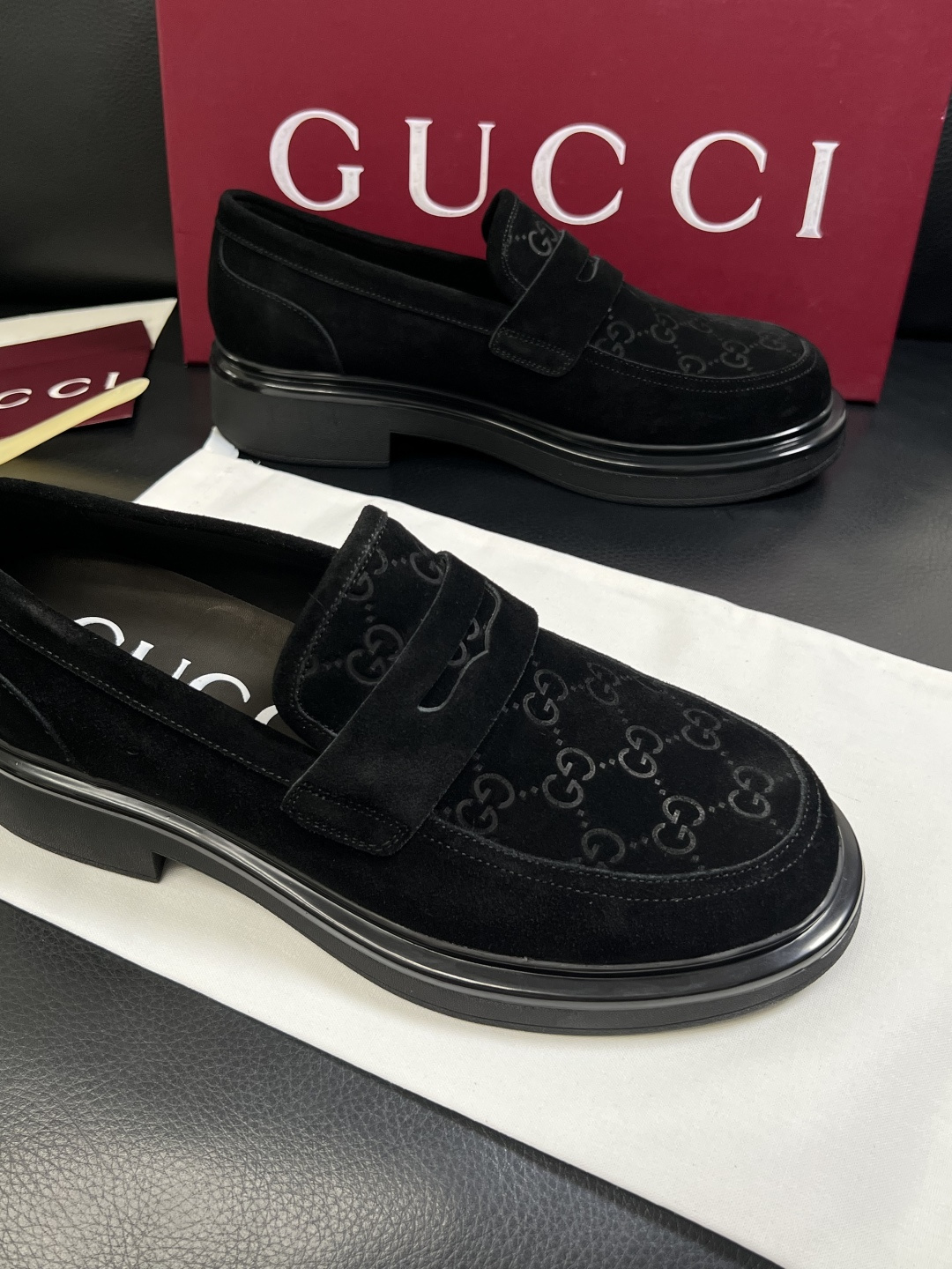 Gucci 高品质  顶级工艺品  古奇  皮鞋专柜新款原厂配置，意大利进口牛皮面料，进口牛皮内里垫，透