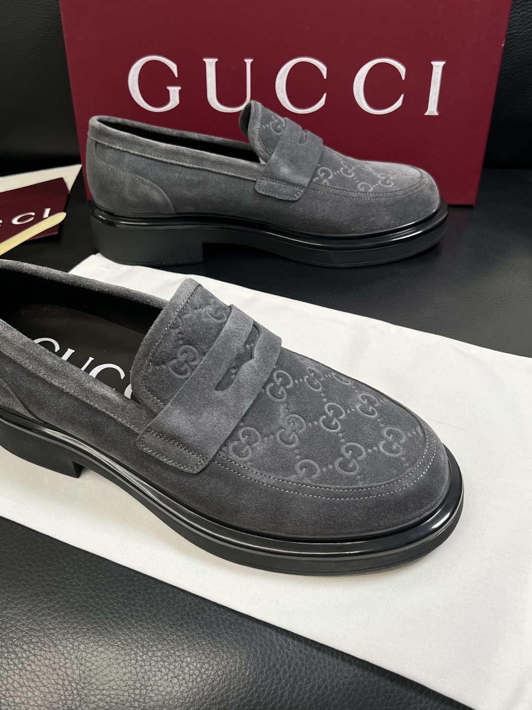 Gucci 高品质  顶级工艺品  古奇  皮鞋专柜新款原厂配置，意大利进口牛皮面料，进口牛皮内里垫，透