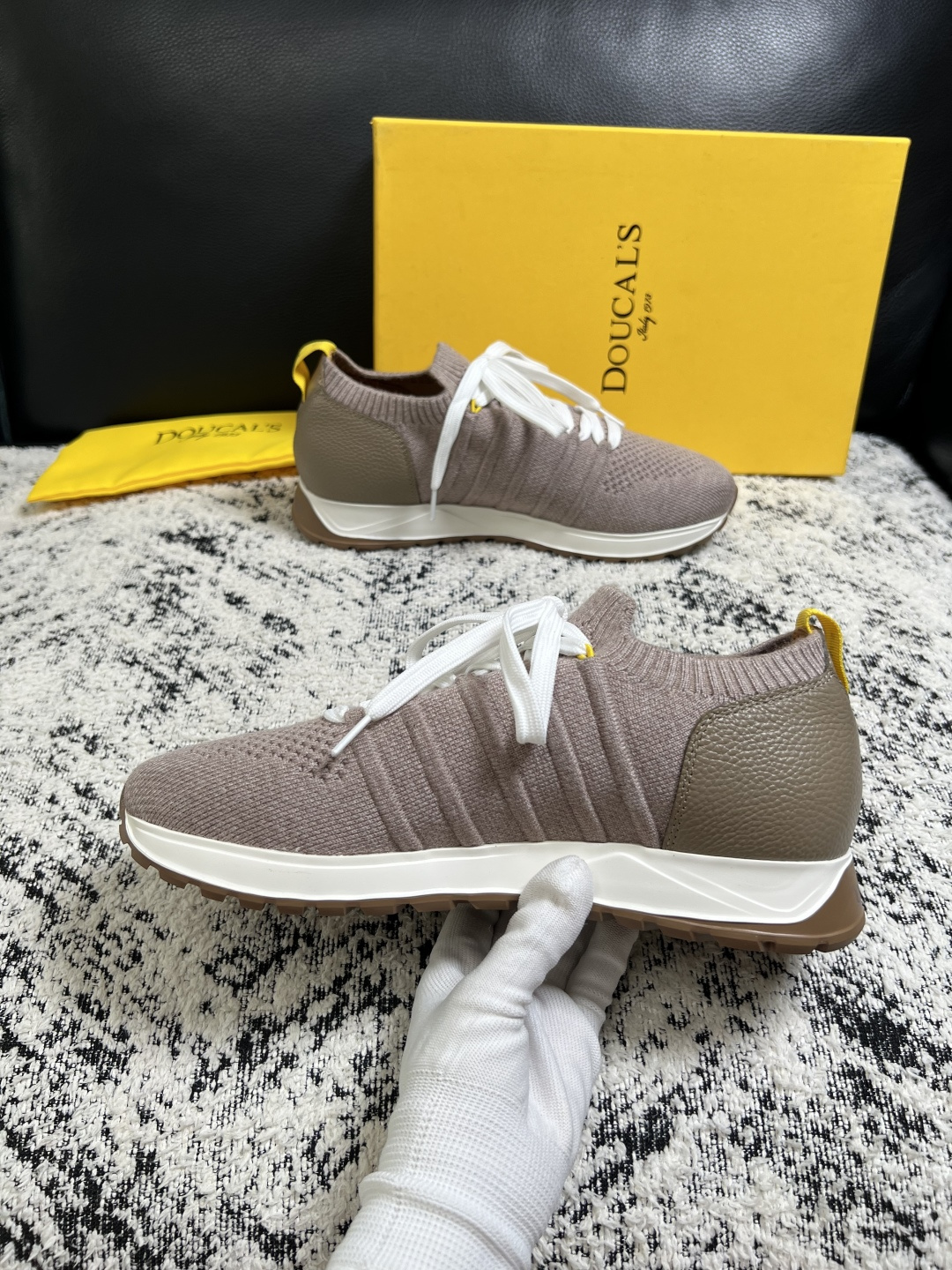 ⚠️只换码不退⚠️ DOUCALS 高品质 顶级工艺品 杜卡斯 运动板鞋专柜同步,意大利进口飞织鞋面,高品质拼 ⚠️只换码不退⚠️ DOUCALS 高品质 顶级工艺品 杜卡斯 运动板鞋专柜同步,意大利进口飞织鞋面,高品质拼