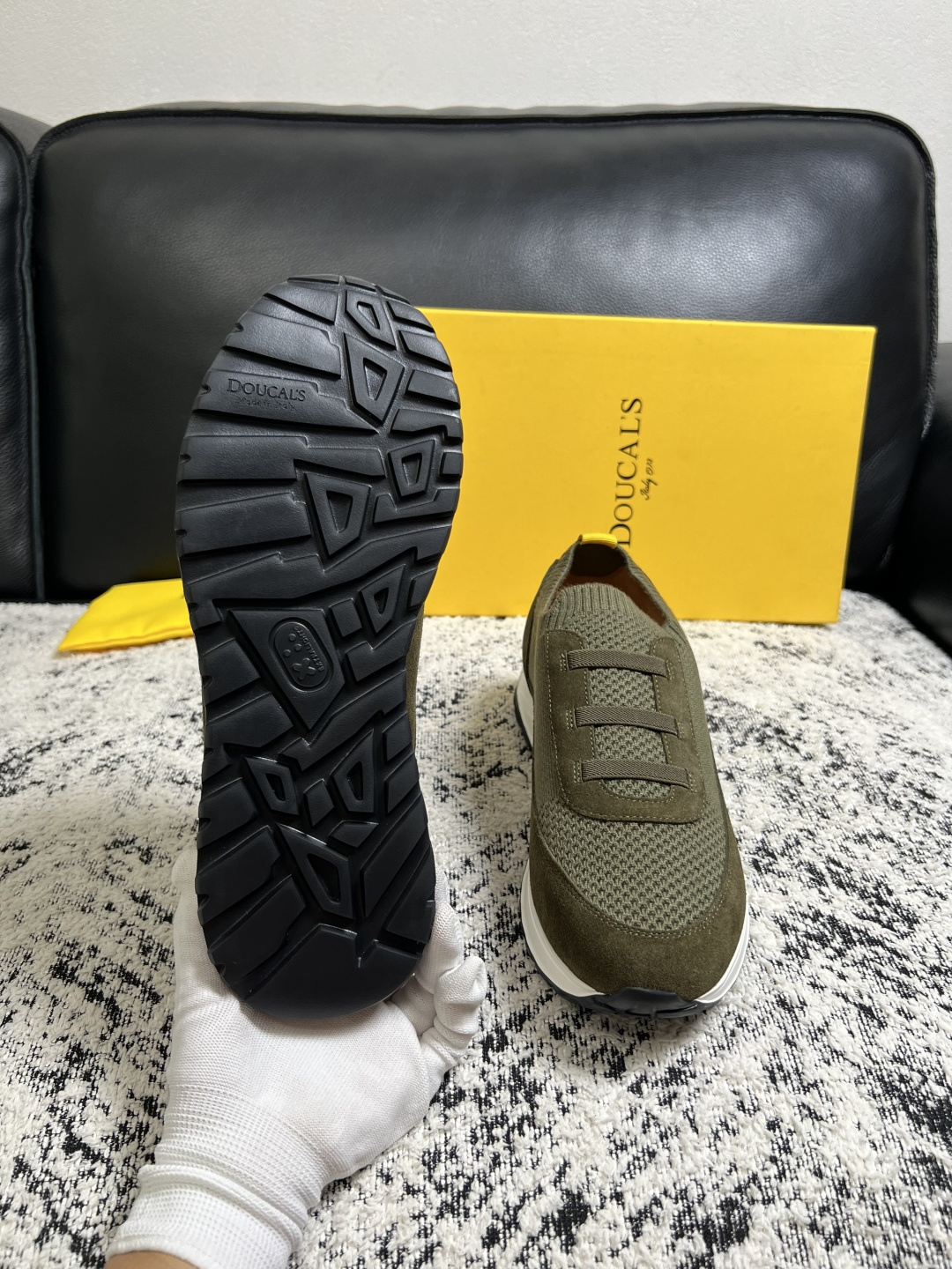 ⚠️只换码不退⚠️  DOUCALS  高品质  顶级工艺品  杜卡斯  运动板鞋专柜同步，意大利进口飞织鞋面，高品质拼