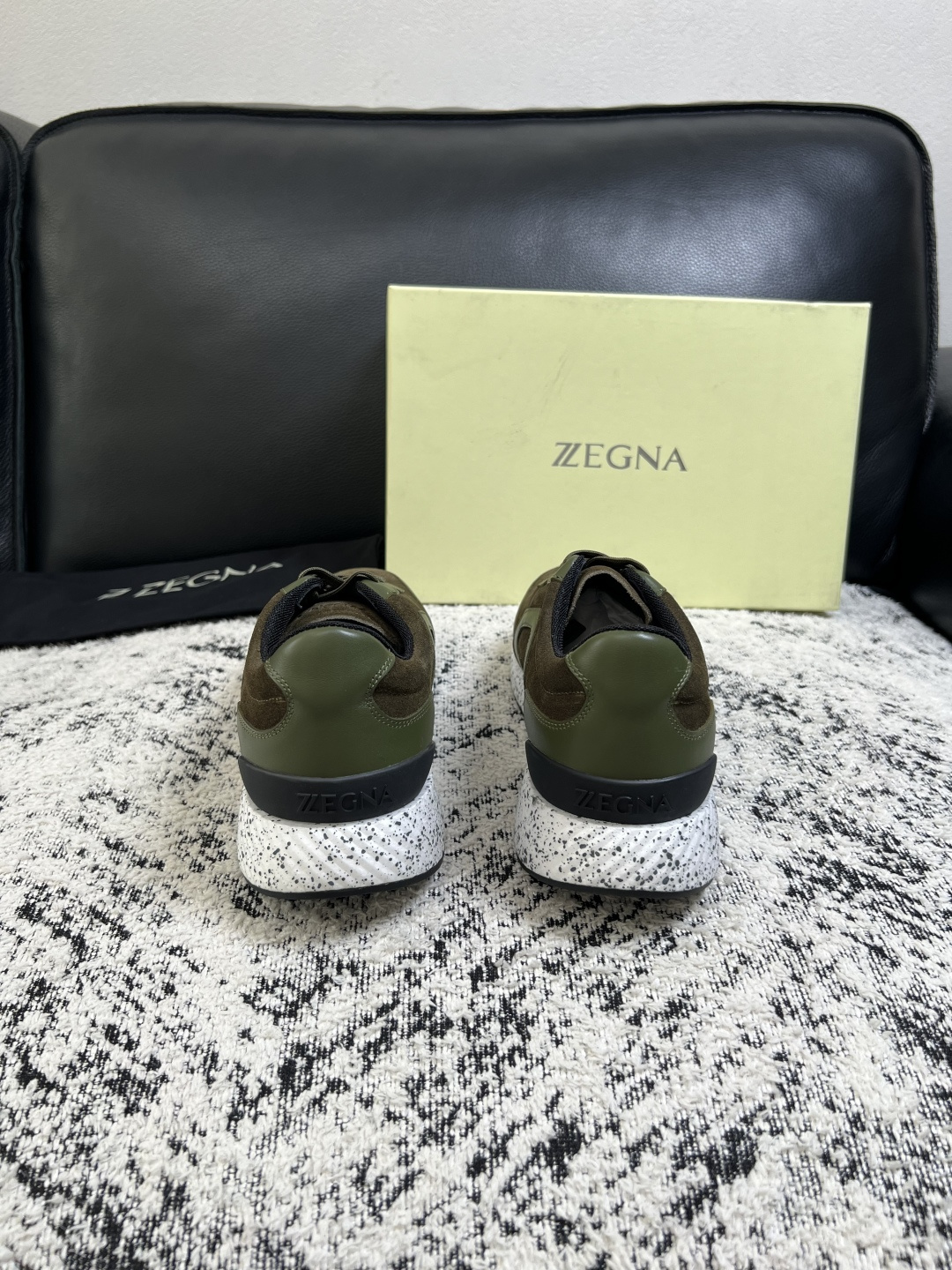 ⚠️只换码不退⚠️   Zegna  高品质  顶级工艺品  杰尼亚  专柜新款原厂配置，意大利进口牛皮面料，进口牛里垫