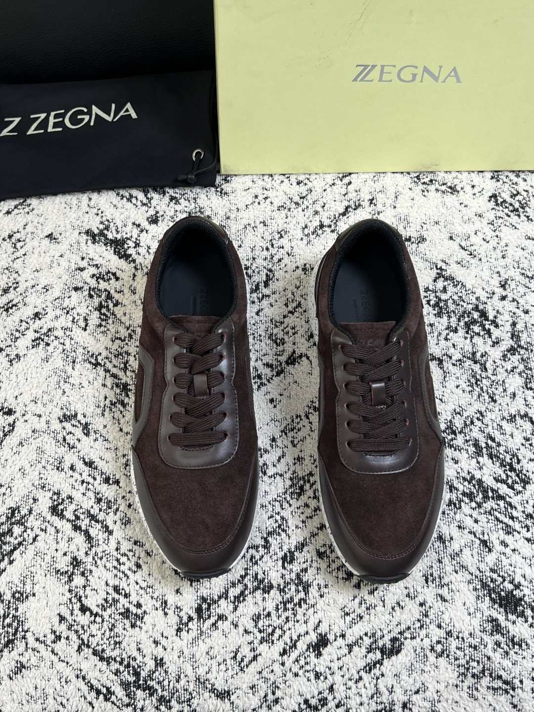 ⚠️只换码不退⚠️   Zegna  高品质  顶级工艺品  杰尼亚  专柜新款原厂配置，意大利进口牛皮面料，进口牛里垫