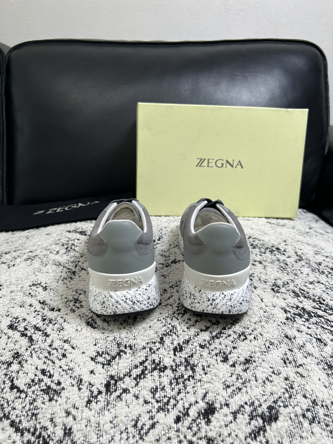 ⚠️只换码不退⚠️   Zegna  高品质  顶级工艺品  杰尼亚  专柜新款原厂配置，意大利进口牛皮面料，进口牛里垫