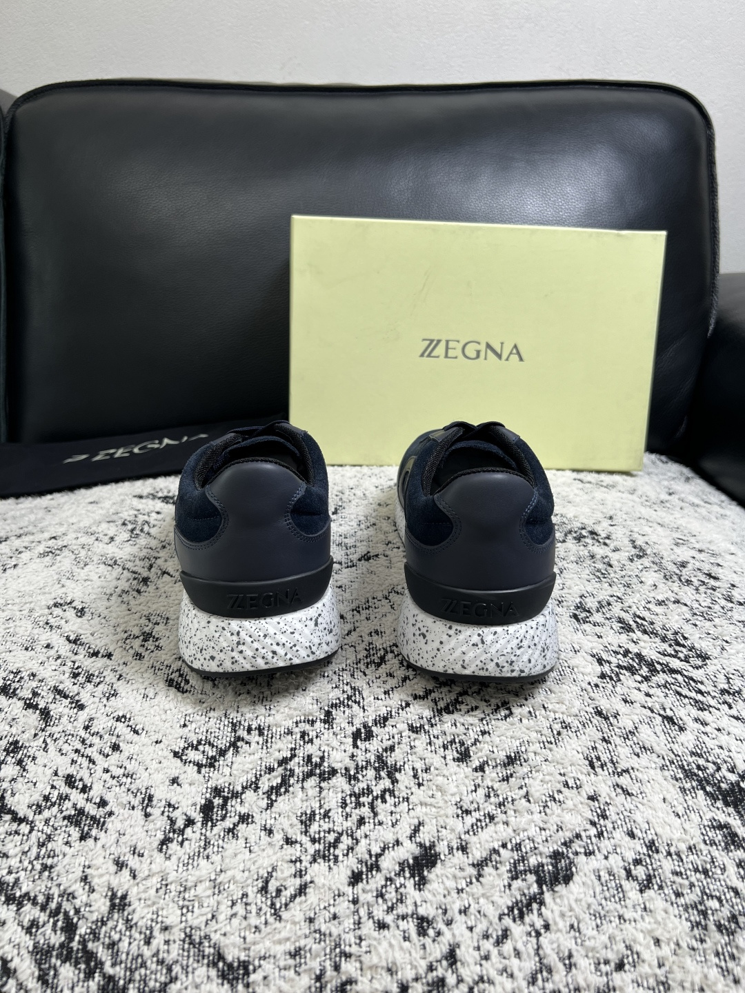 ⚠️只换码不退⚠️   Zegna  高品质  顶级工艺品  杰尼亚  专柜新款原厂配置，意大利进口牛皮面料，进口牛里垫