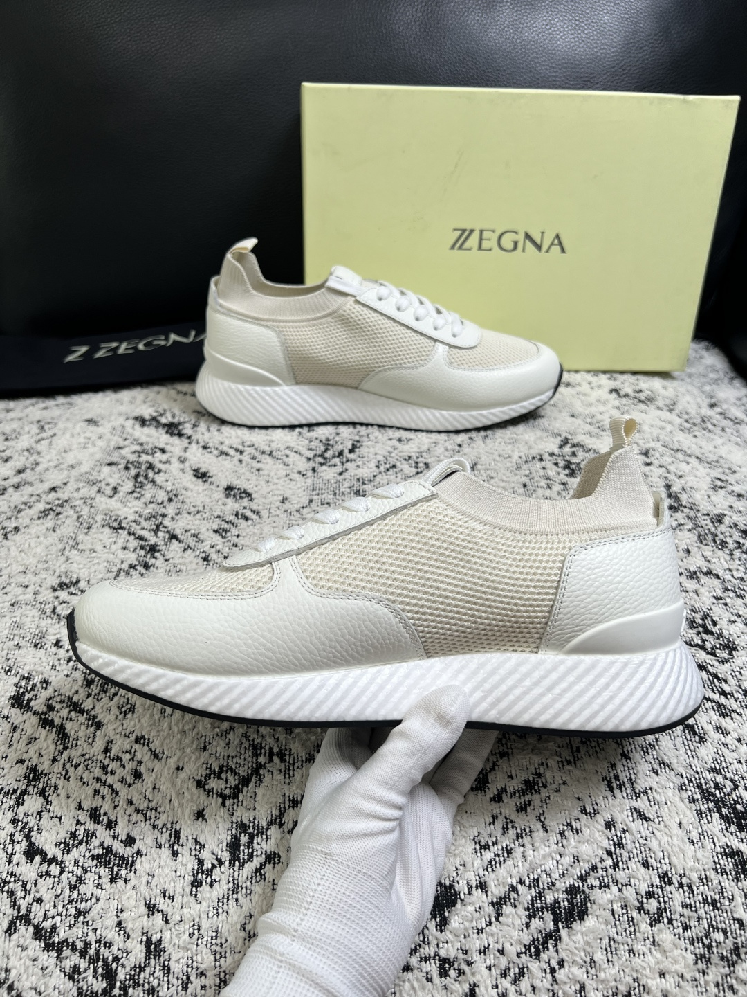 ⚠️只换码不退⚠️   Zegna  高品质  顶级工艺品  杰尼亚  专柜新款原厂配置，意大利进口牛皮面料，进口牛里垫