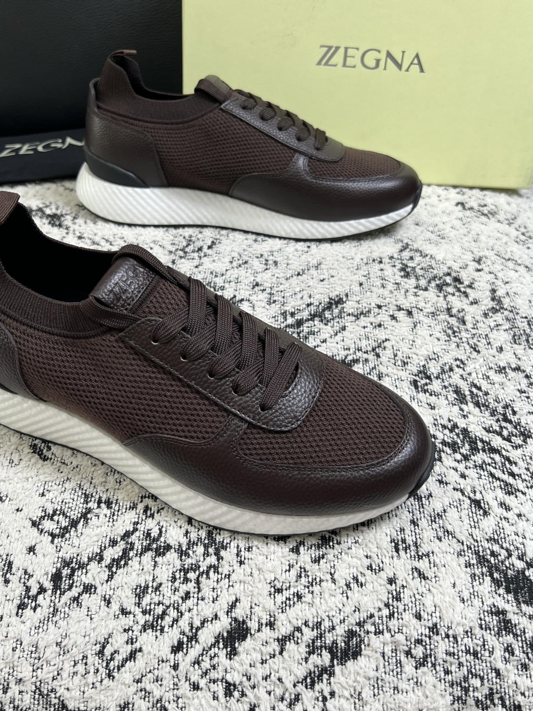 ⚠️只换码不退⚠️   Zegna  高品质  顶级工艺品  杰尼亚  专柜新款原厂配置，意大利进口牛皮面料，进口牛里垫