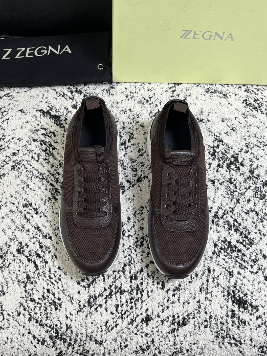 ⚠️只换码不退⚠️   Zegna  高品质  顶级工艺品  杰尼亚  专柜新款原厂配置，意大利进口牛皮面料，进口牛里垫