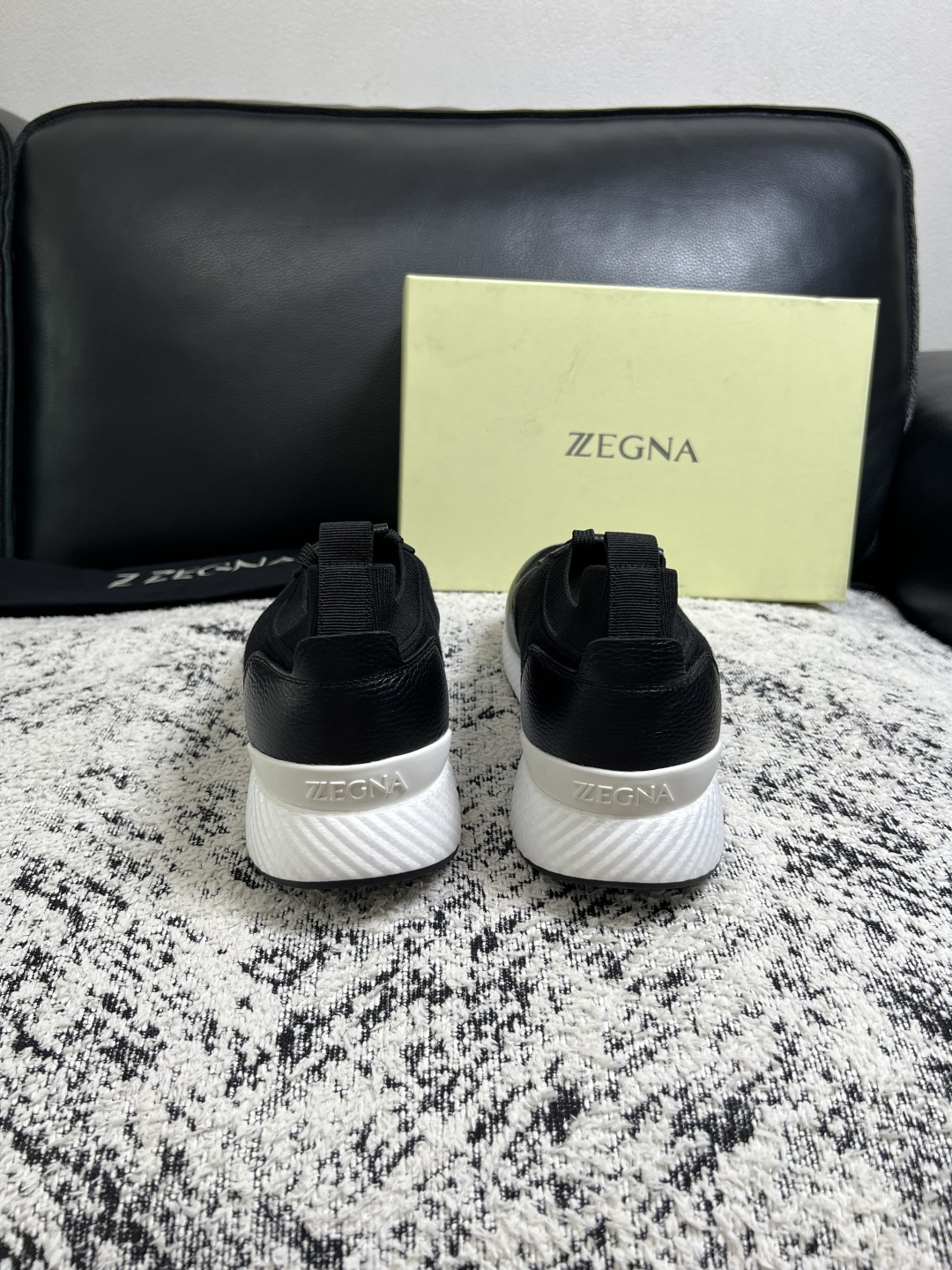 ⚠️只换码不退⚠️   Zegna  高品质  顶级工艺品  杰尼亚  专柜新款原厂配置，意大利进口牛皮面料，进口牛里垫