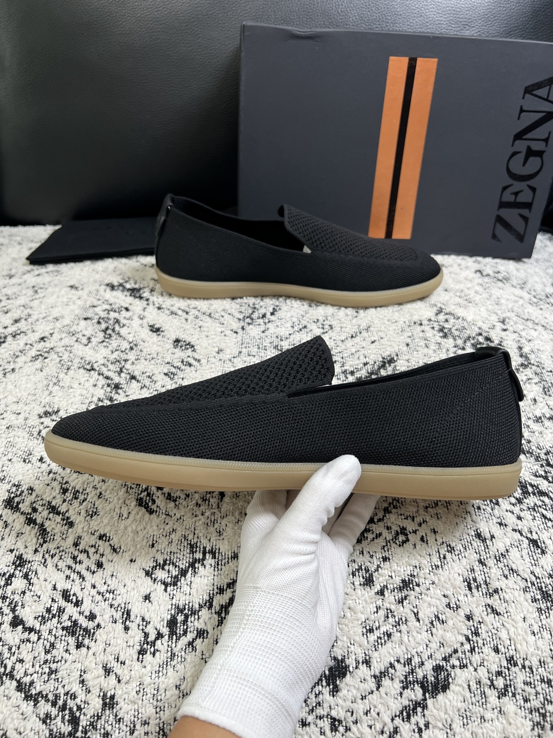 ⚠️只换码不退⚠️   Zegna  高品质  顶级工艺品  杰尼亚  专柜新款原厂配置，意大利进口牛皮面料，进口牛里垫