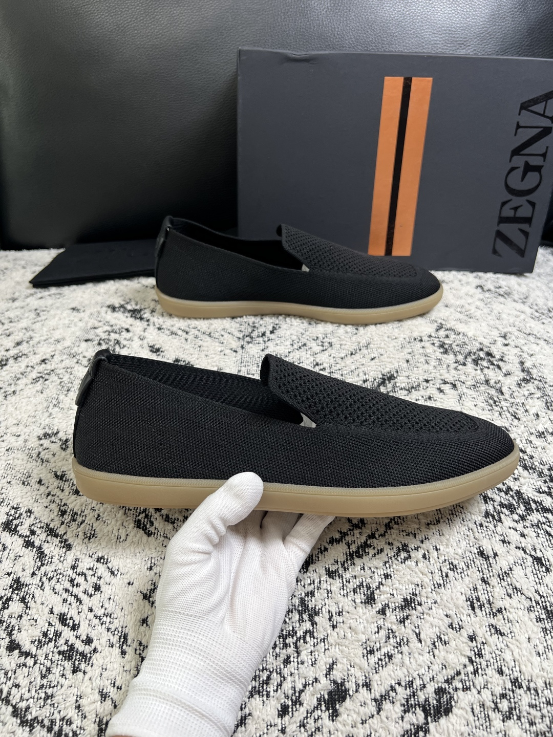 ⚠️只换码不退⚠️   Zegna  高品质  顶级工艺品  杰尼亚  专柜新款原厂配置，意大利进口牛皮面料，进口牛里垫