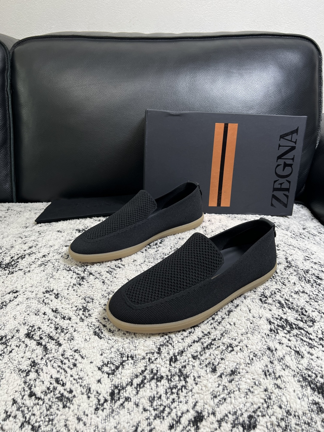 ⚠️只换码不退⚠️   Zegna  高品质  顶级工艺品  杰尼亚  专柜新款原厂配置，意大利进口牛皮面料，进口牛里垫