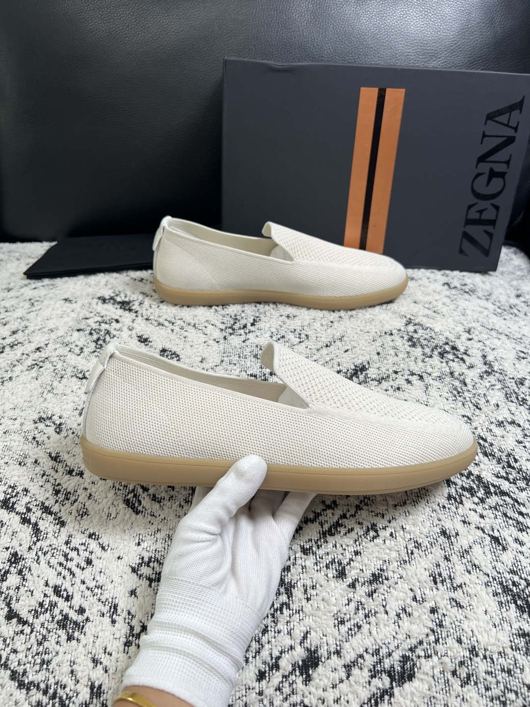 ⚠️只换码不退⚠️   Zegna  高品质  顶级工艺品  杰尼亚  专柜新款原厂配置，意大利进口牛皮面料，进口牛里垫