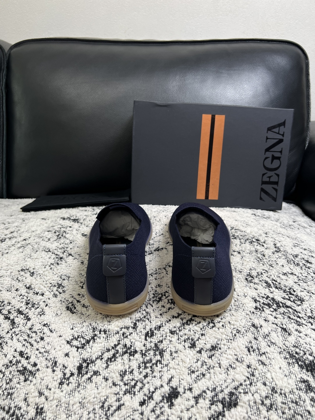 ⚠️只换码不退⚠️   Zegna  高品质  顶级工艺品  杰尼亚  专柜新款原厂配置，意大利进口牛皮面料，进口牛里垫