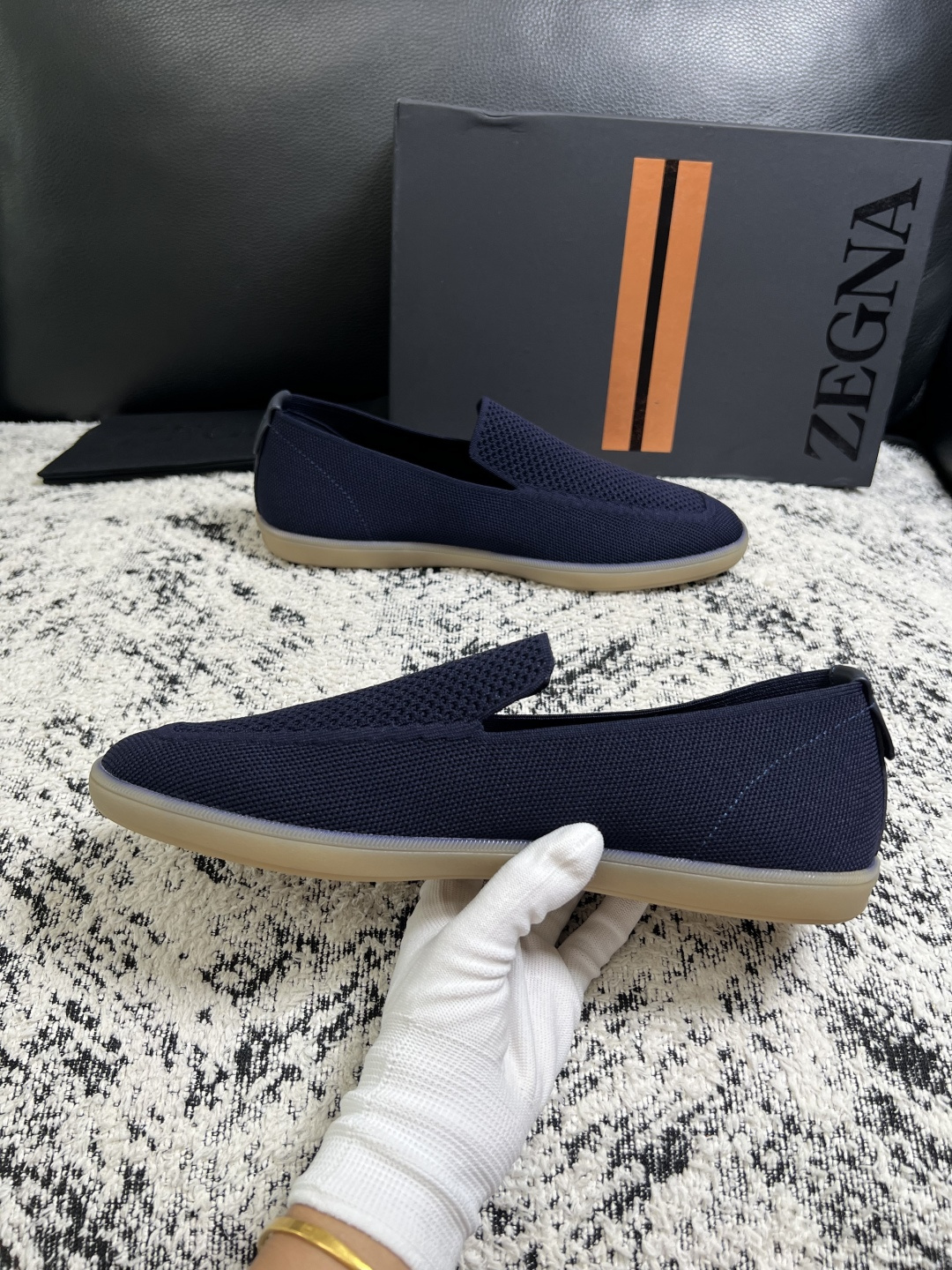⚠️只换码不退⚠️   Zegna  高品质  顶级工艺品  杰尼亚  专柜新款原厂配置，意大利进口牛皮面料，进口牛里垫