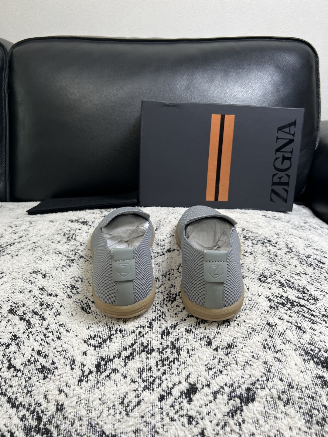 ⚠️只换码不退⚠️   Zegna  高品质  顶级工艺品  杰尼亚  专柜新款原厂配置，意大利进口牛皮面料，进口牛里垫
