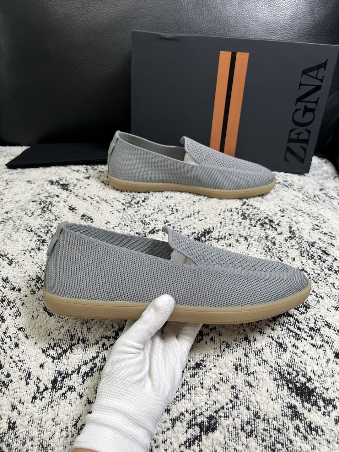 ⚠️只换码不退⚠️   Zegna  高品质  顶级工艺品  杰尼亚  专柜新款原厂配置，意大利进口牛皮面料，进口牛里垫