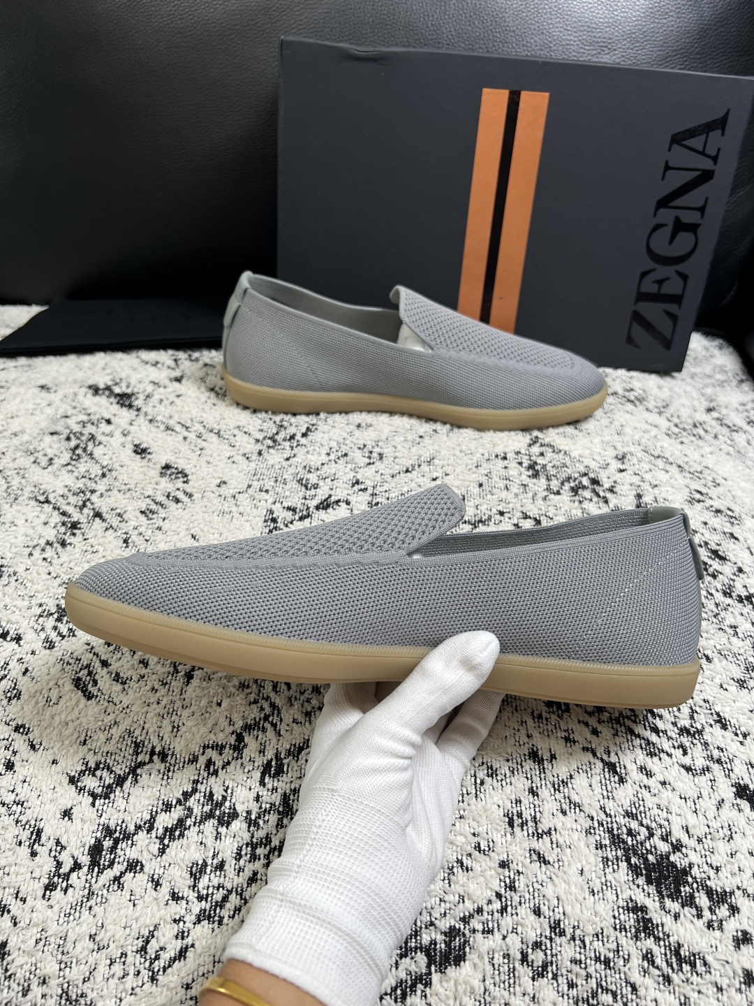 ⚠️只换码不退⚠️   Zegna  高品质  顶级工艺品  杰尼亚  专柜新款原厂配置，意大利进口牛皮面料，进口牛里垫