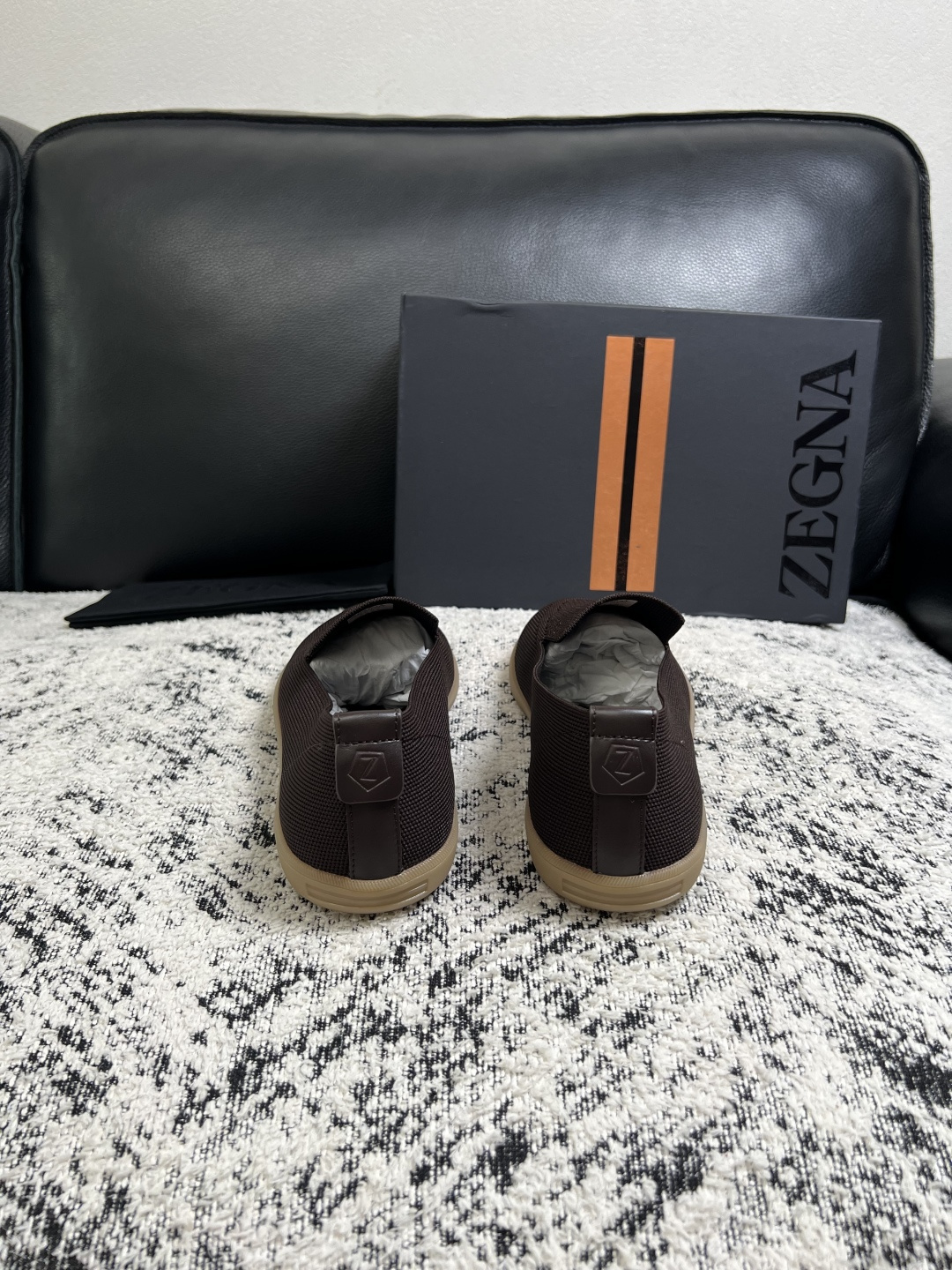 ⚠️只换码不退⚠️   Zegna  高品质  顶级工艺品  杰尼亚  专柜新款原厂配置，意大利进口牛皮面料，进口牛里垫