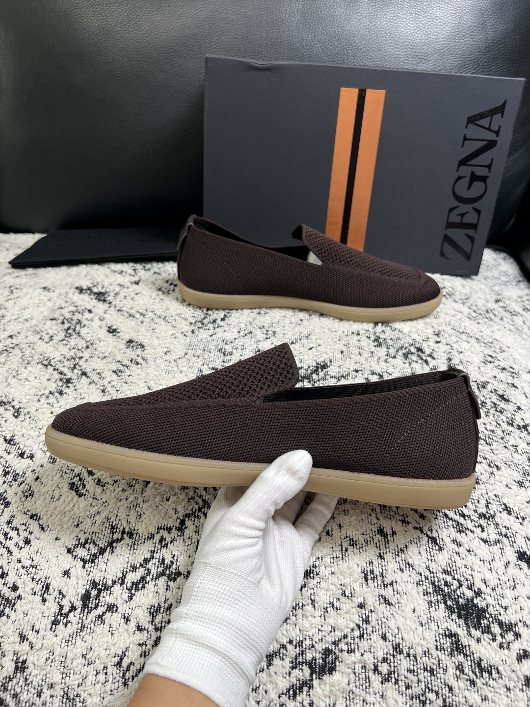 ⚠️只换码不退⚠️   Zegna  高品质  顶级工艺品  杰尼亚  专柜新款原厂配置，意大利进口牛皮面料，进口牛里垫