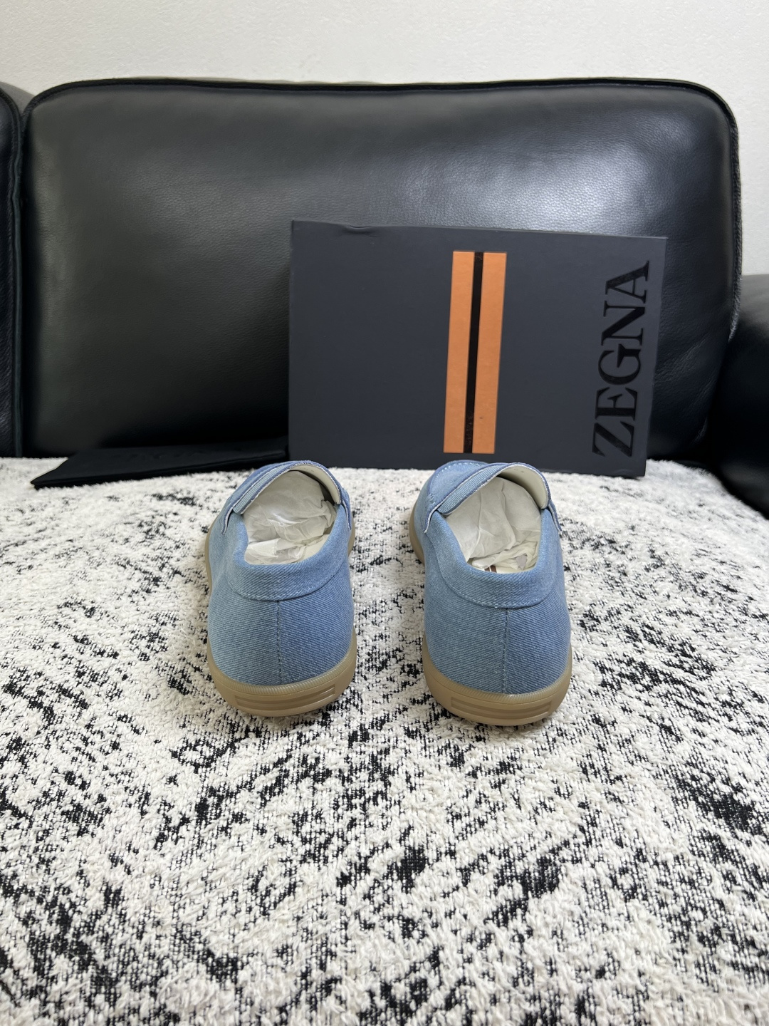 ⚠️只换码不退⚠️   Zegna  高品质  顶级工艺品  杰尼亚  专柜新款原厂配置，意大利进口牛皮面料，进口牛里垫