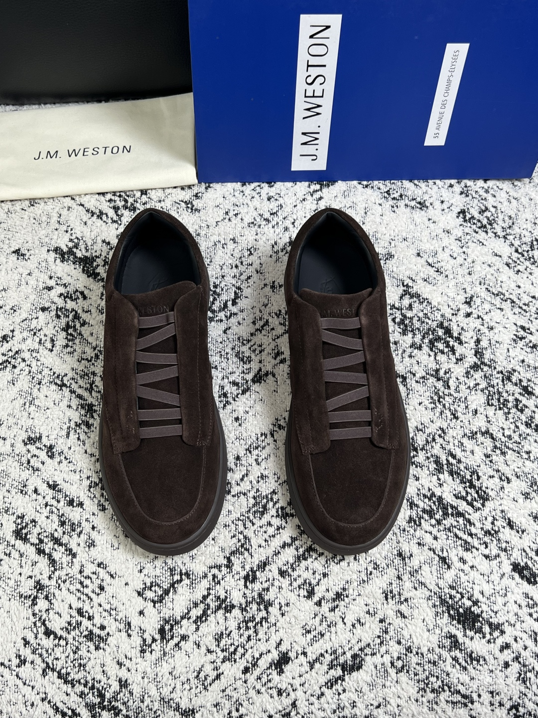 ⚠️只换码不退⚠️   J.M.WESTON  高品质  顶级工艺品  专柜新品同步，鞋面意大利进口牛皮拼布面料，进口水
