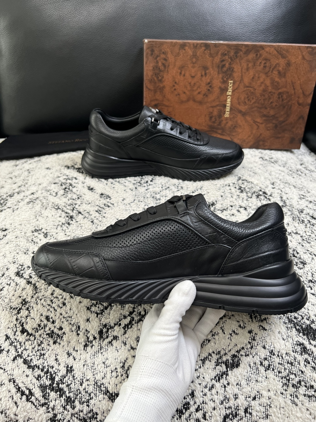 ⚠️只换码不退⚠️  StefanoRicci  高品质  顶级工艺品   史蒂芬 劳尼治 专柜新品同步，鞋面意大利进口